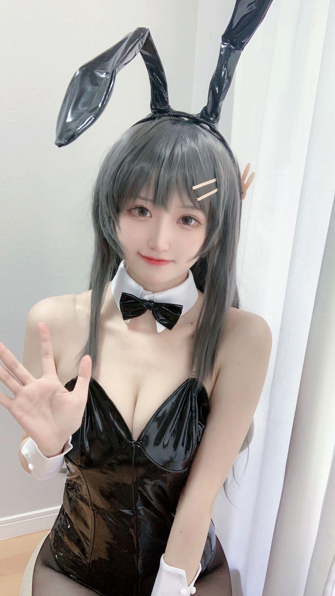 千阳(ちよ) – NO.35 麻衣学姐兔子装 [19P]插图2
