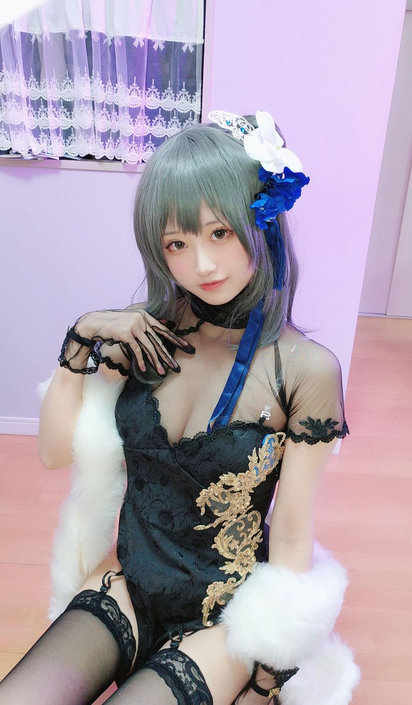 千阳(ちよ) – NO.32 路易九世旗袍cos [12P]插图9