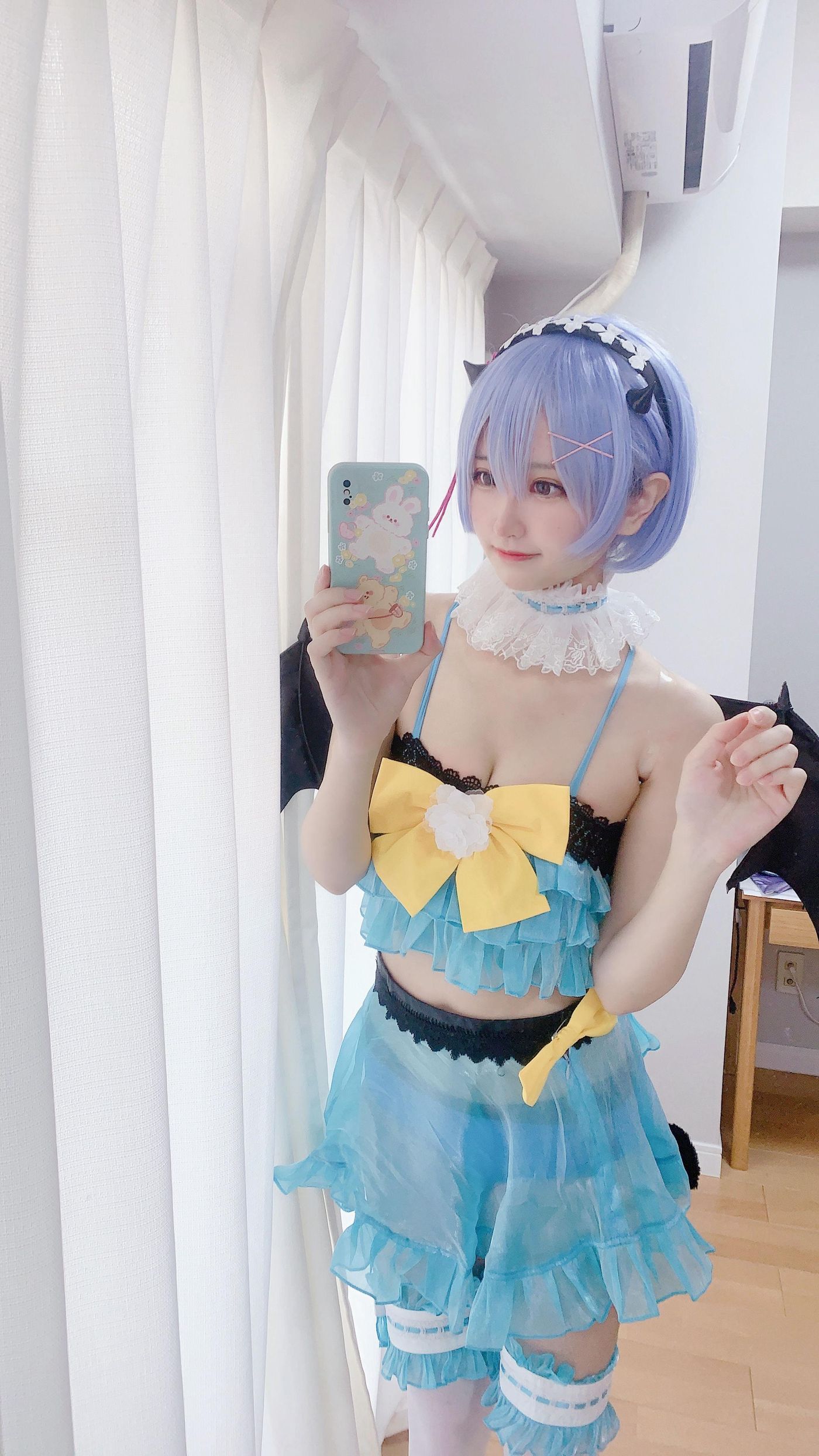 千阳(ちよ) – NO.27 雷姆小恶魔cos [11P]插图5