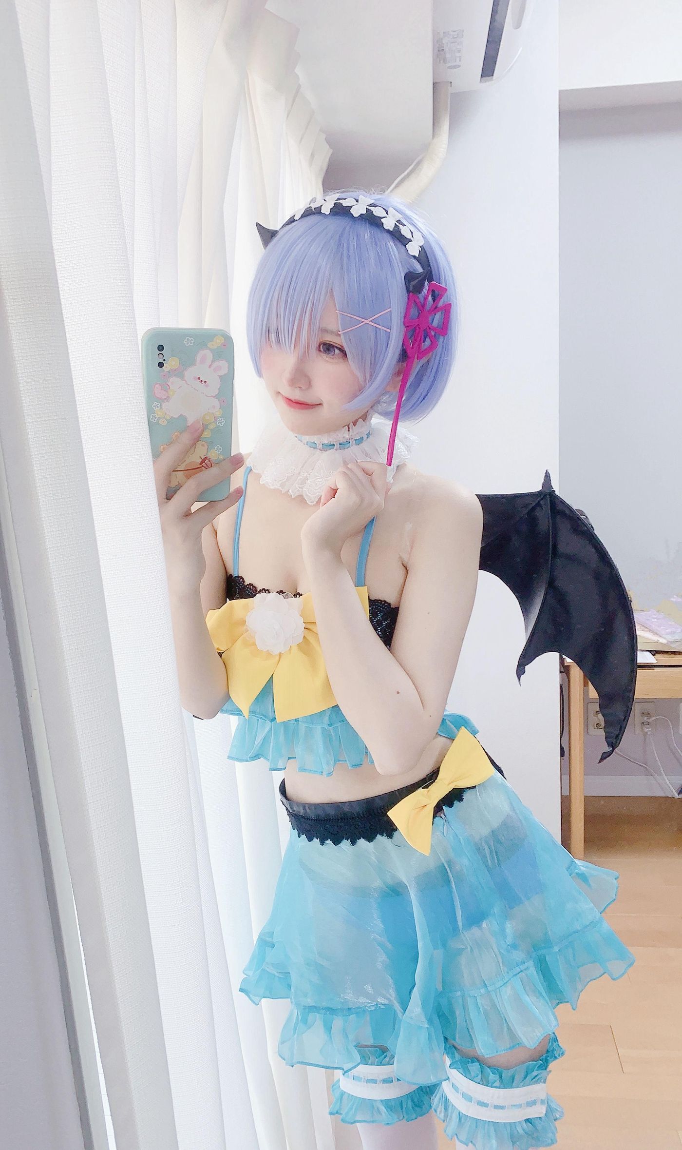千阳(ちよ) – NO.27 雷姆小恶魔cos [11P]插图9