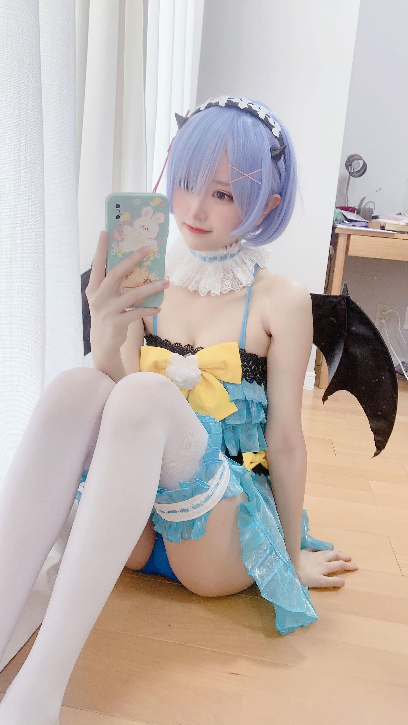 千阳(ちよ) – NO.27 雷姆小恶魔cos [11P]插图