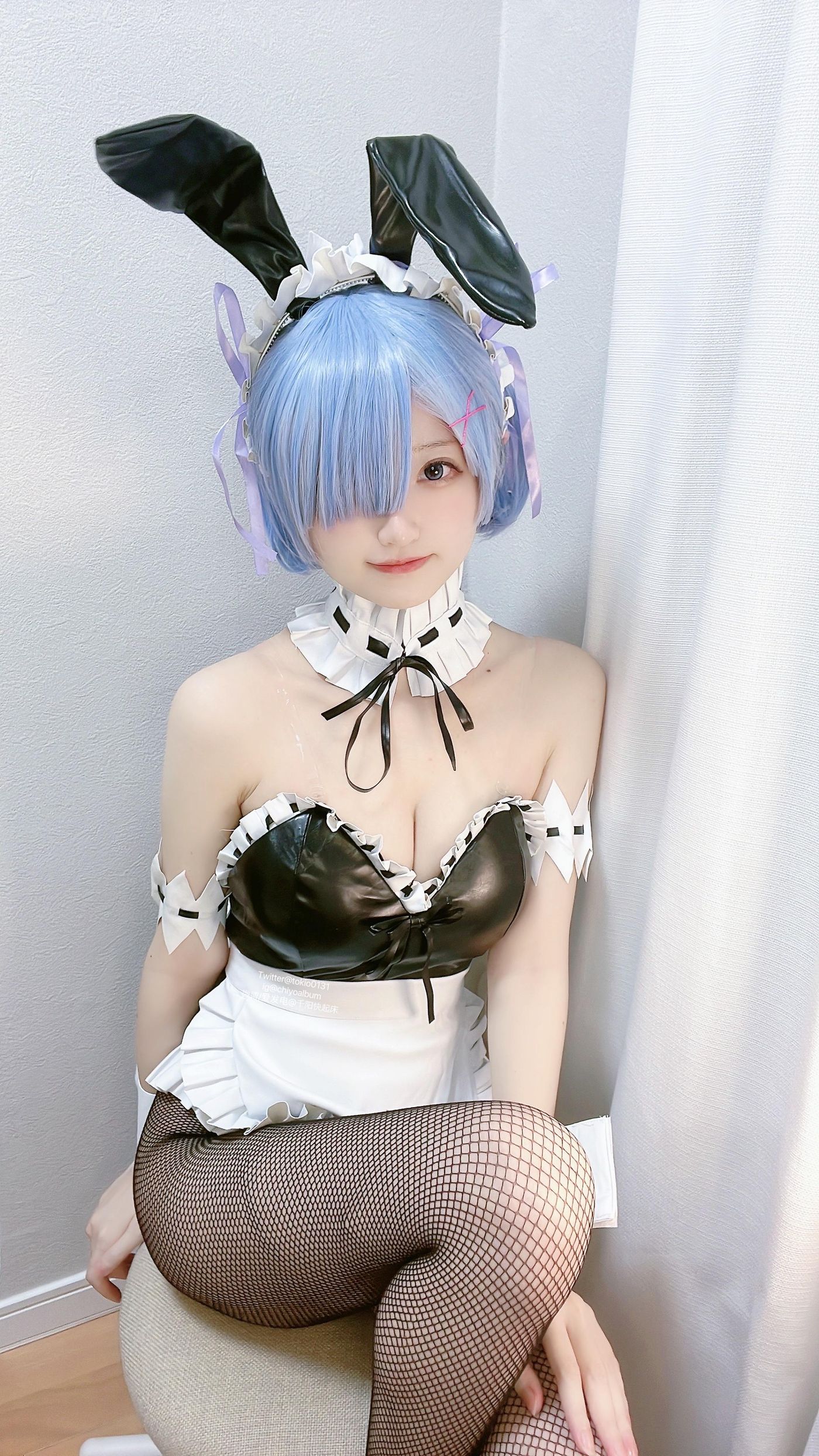 千阳(ちよ) – NO.54 バニーレムりん? [16P]插图3