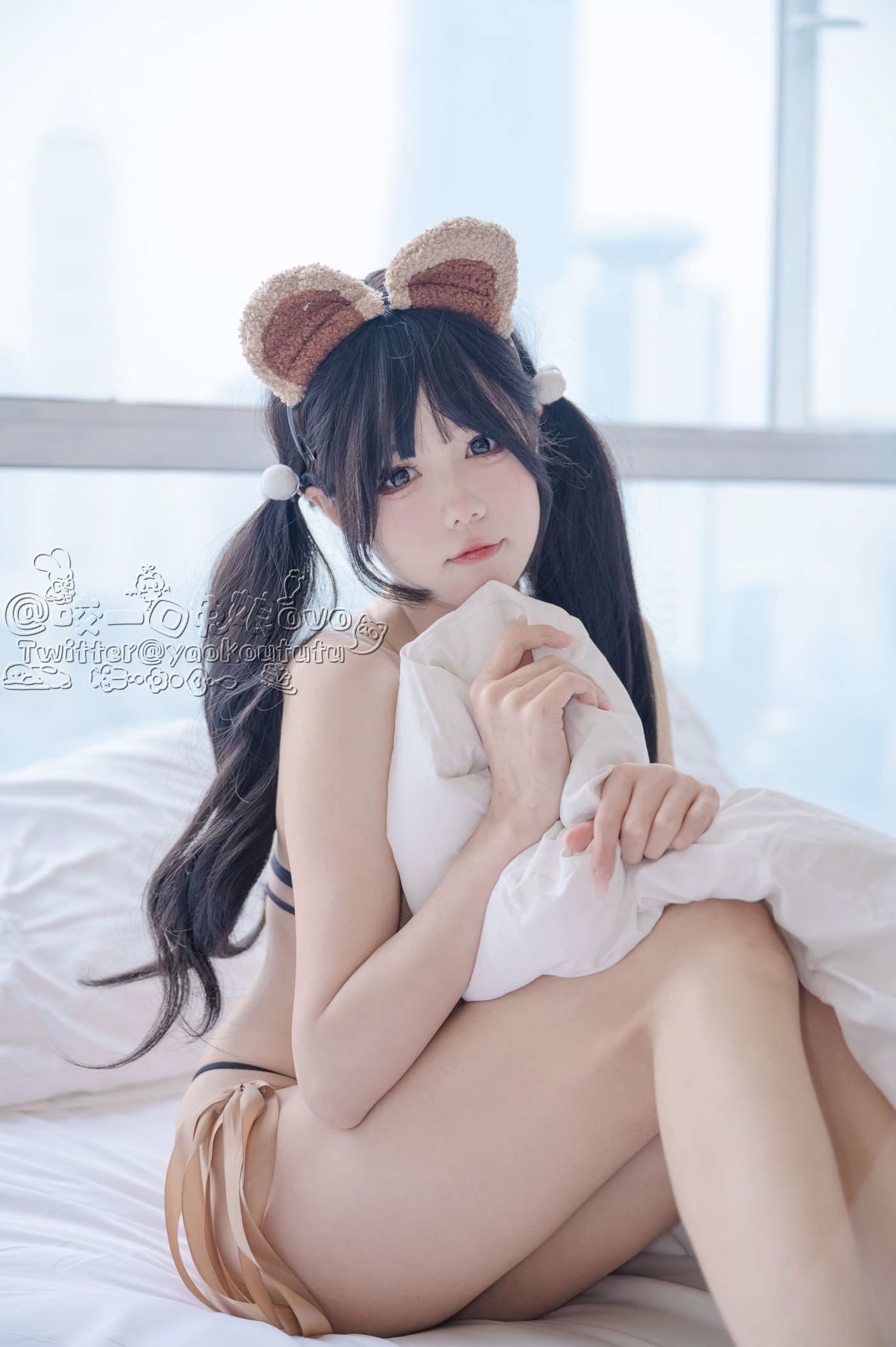 咬一口兔娘 NO.022 小熊睡衣 [59P]插图1