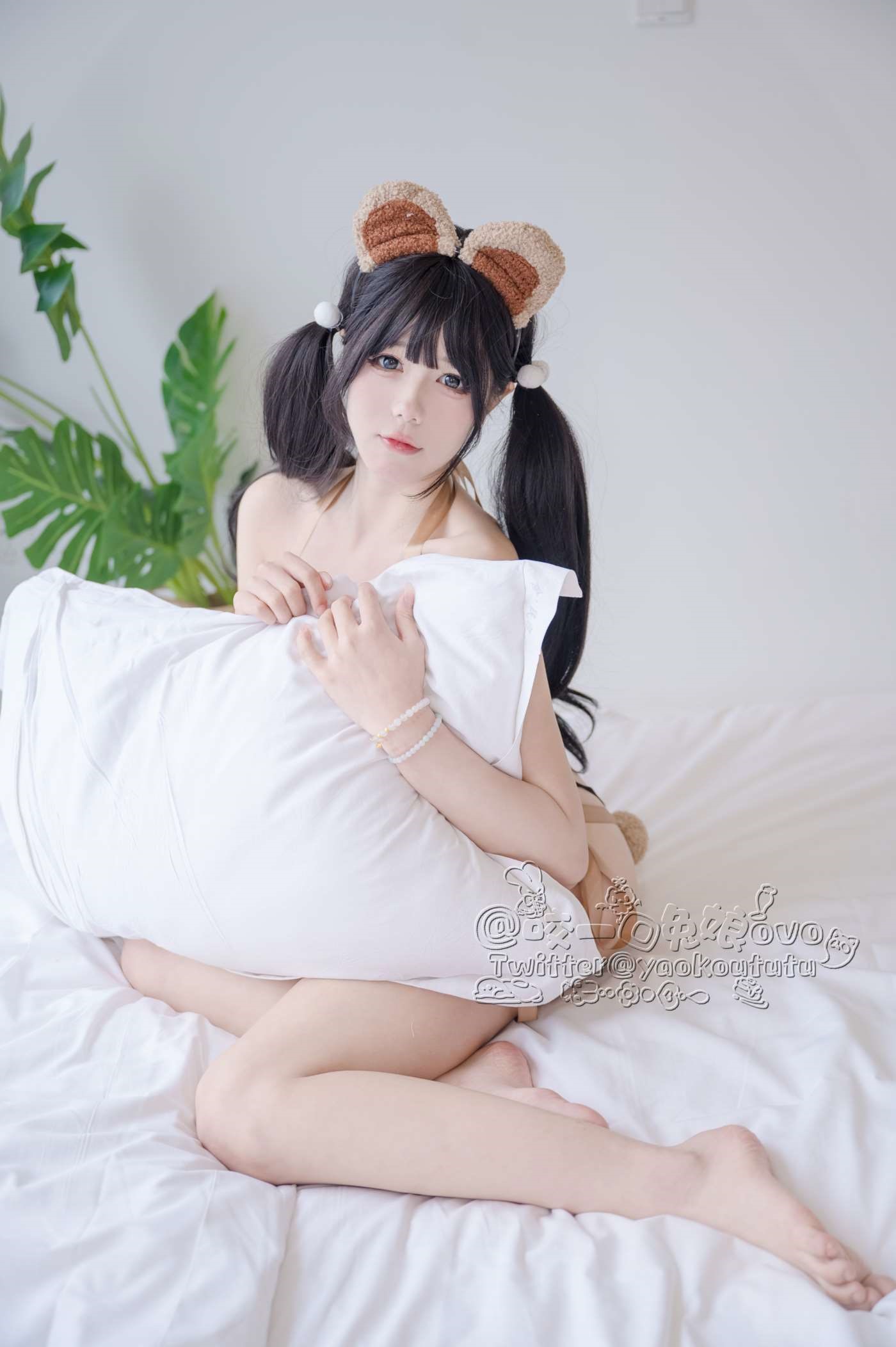 咬一口兔娘 NO.022 小熊睡衣 [59P]插图