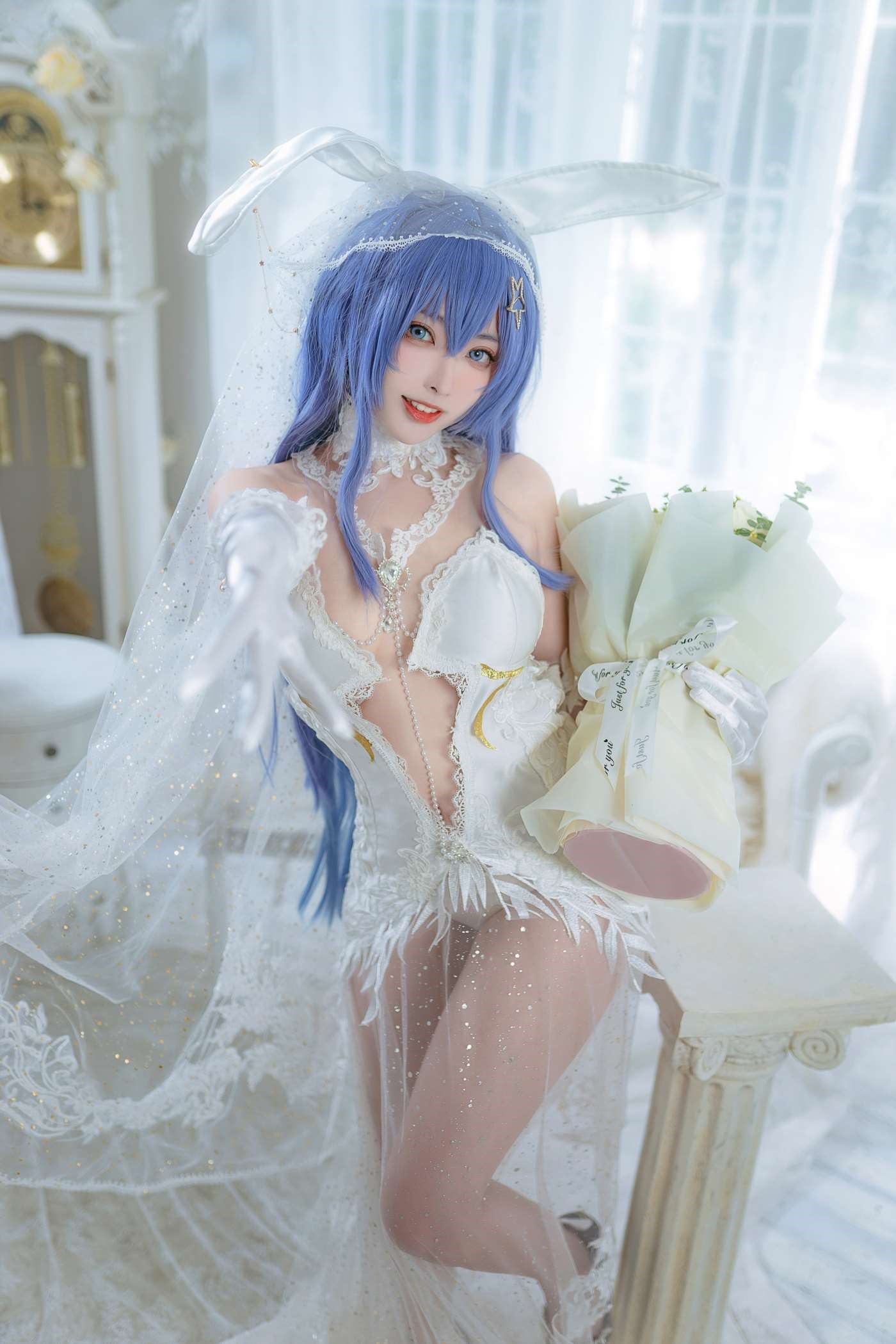 宮本桜 NO.004 花园花嫁 [26P]插图7