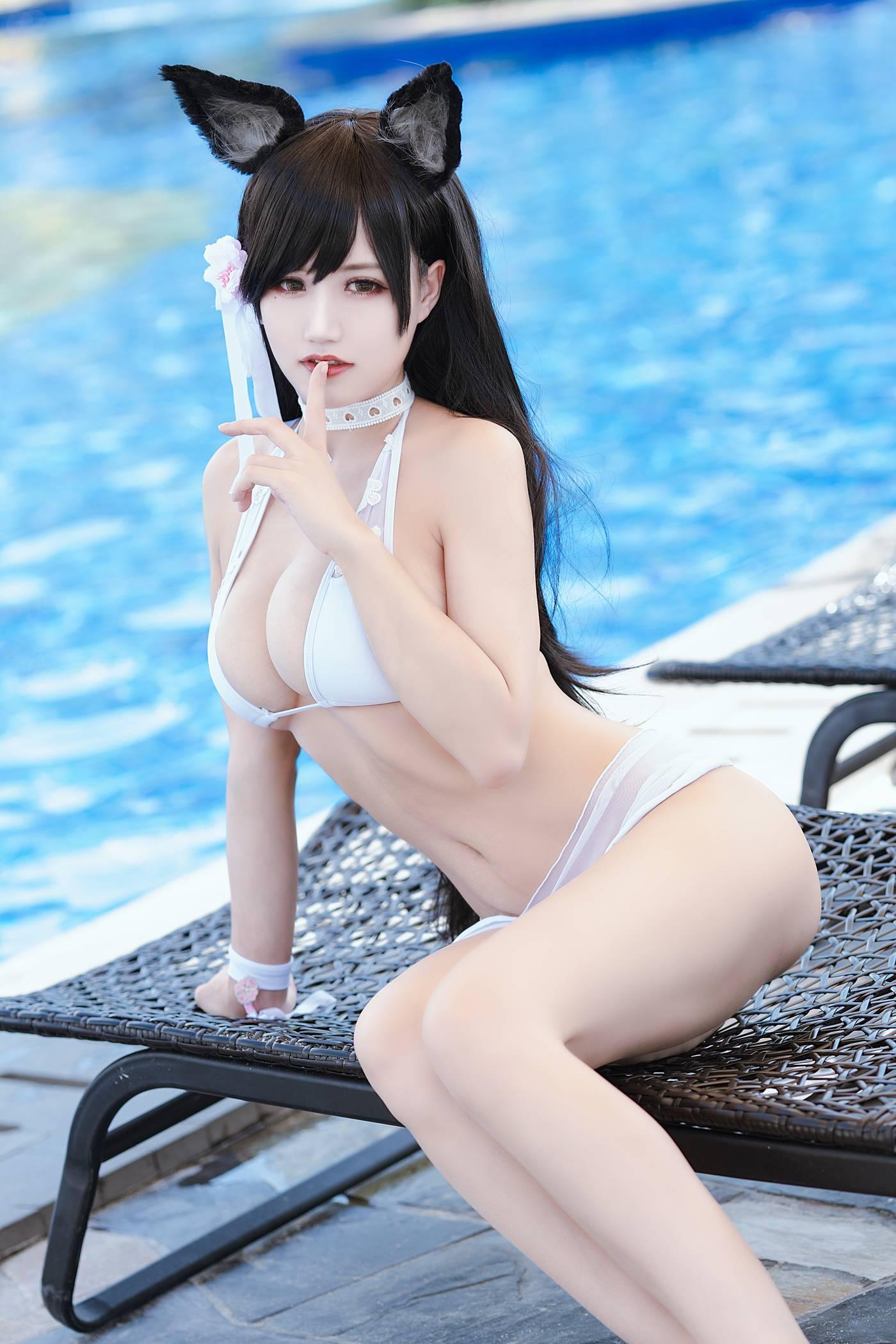 小仓千代w – NO.02 7月舰长爱宕泳装[22P]插图7