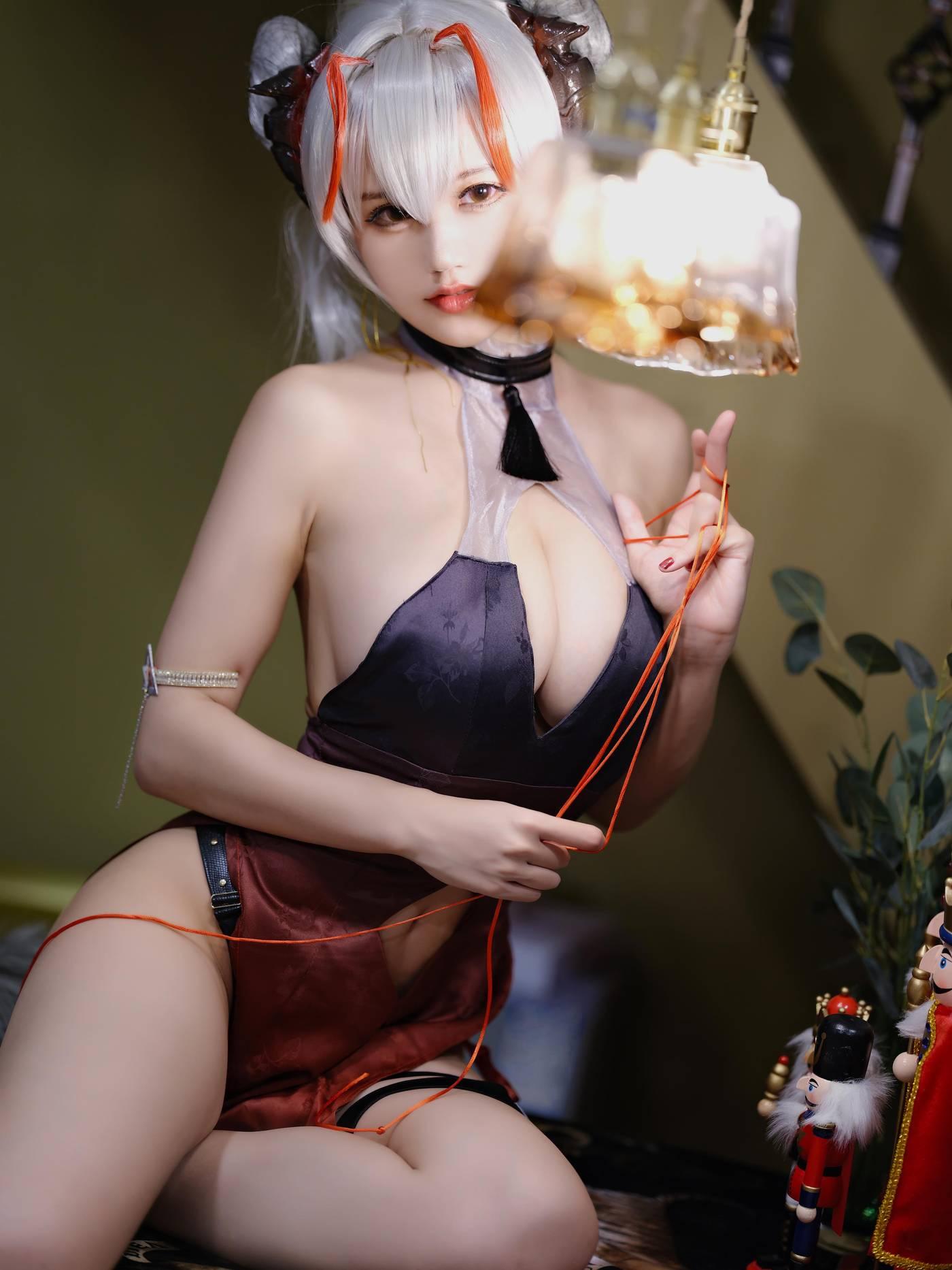 小仓千代w – NO.20 w旗袍 [20P]插图4
