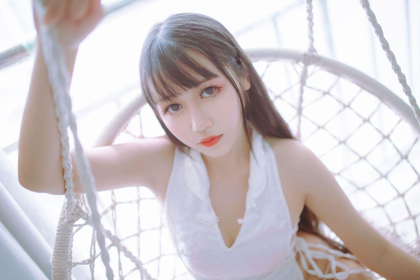 抖娘-利世 NO.003 抖娘×不呆猫 黑白旗袍双子 [41P]插图7