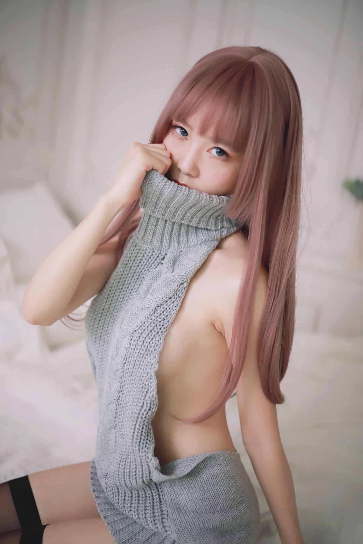 抖娘-利世 NO.043 露背毛衣[30P]插图4
