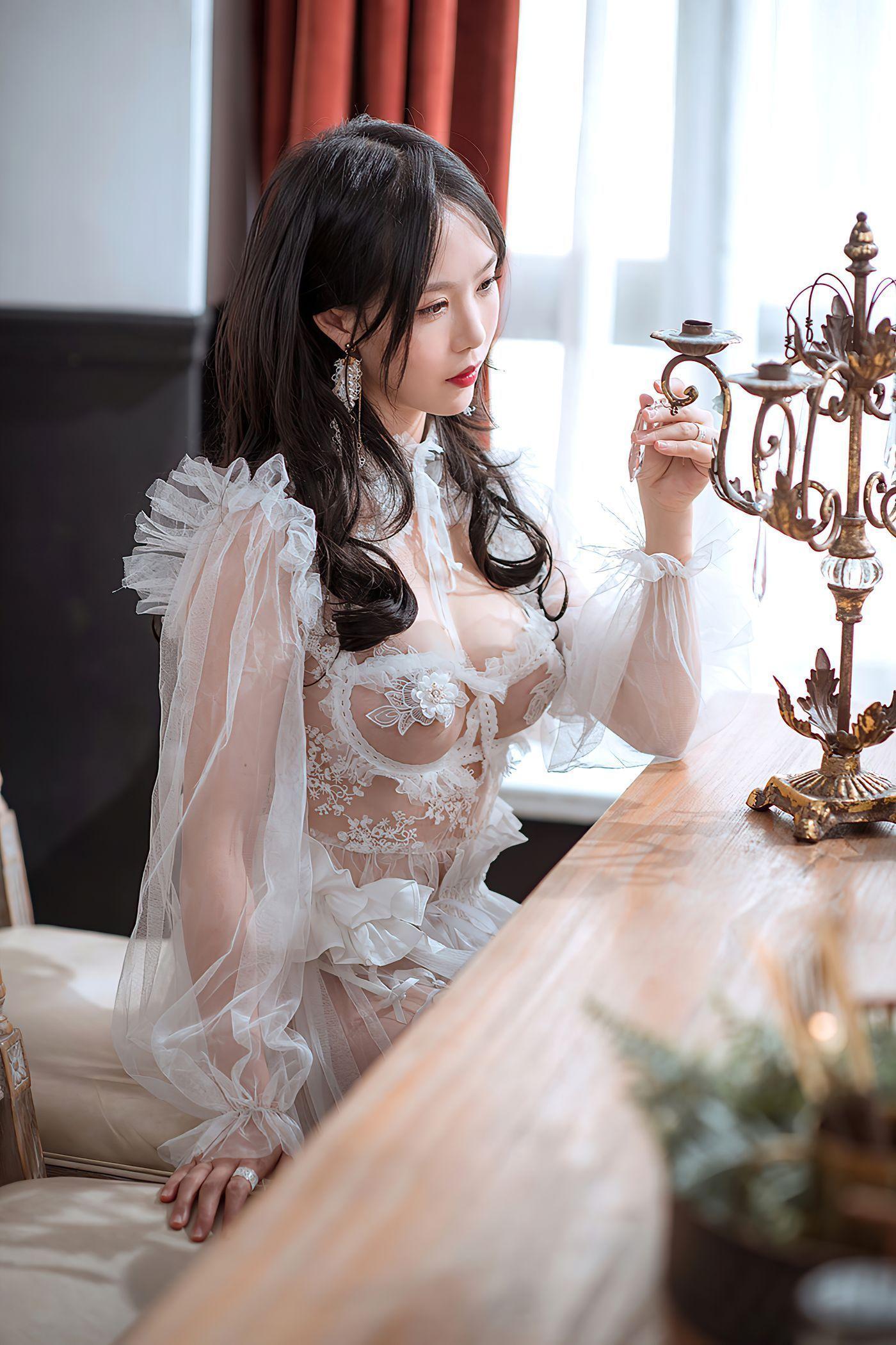 抖娘-利世 NO.086  [YouMi尤蜜]2021.12.27 花嫁女郎[47P]插图2