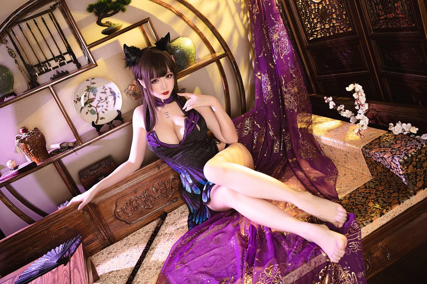 星之迟迟 – NO.122 蝴蝶旗袍 [46P]插图5