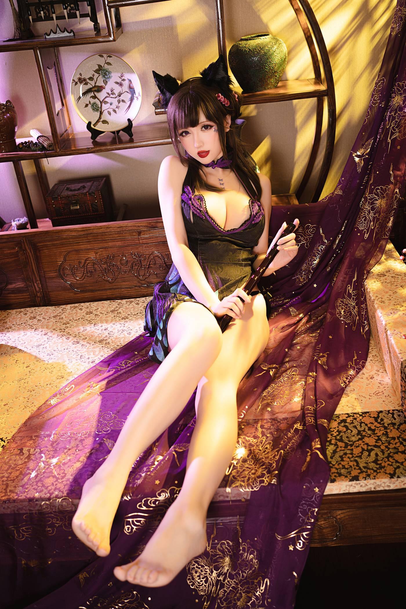 星之迟迟 – NO.122 蝴蝶旗袍 [46P]插图