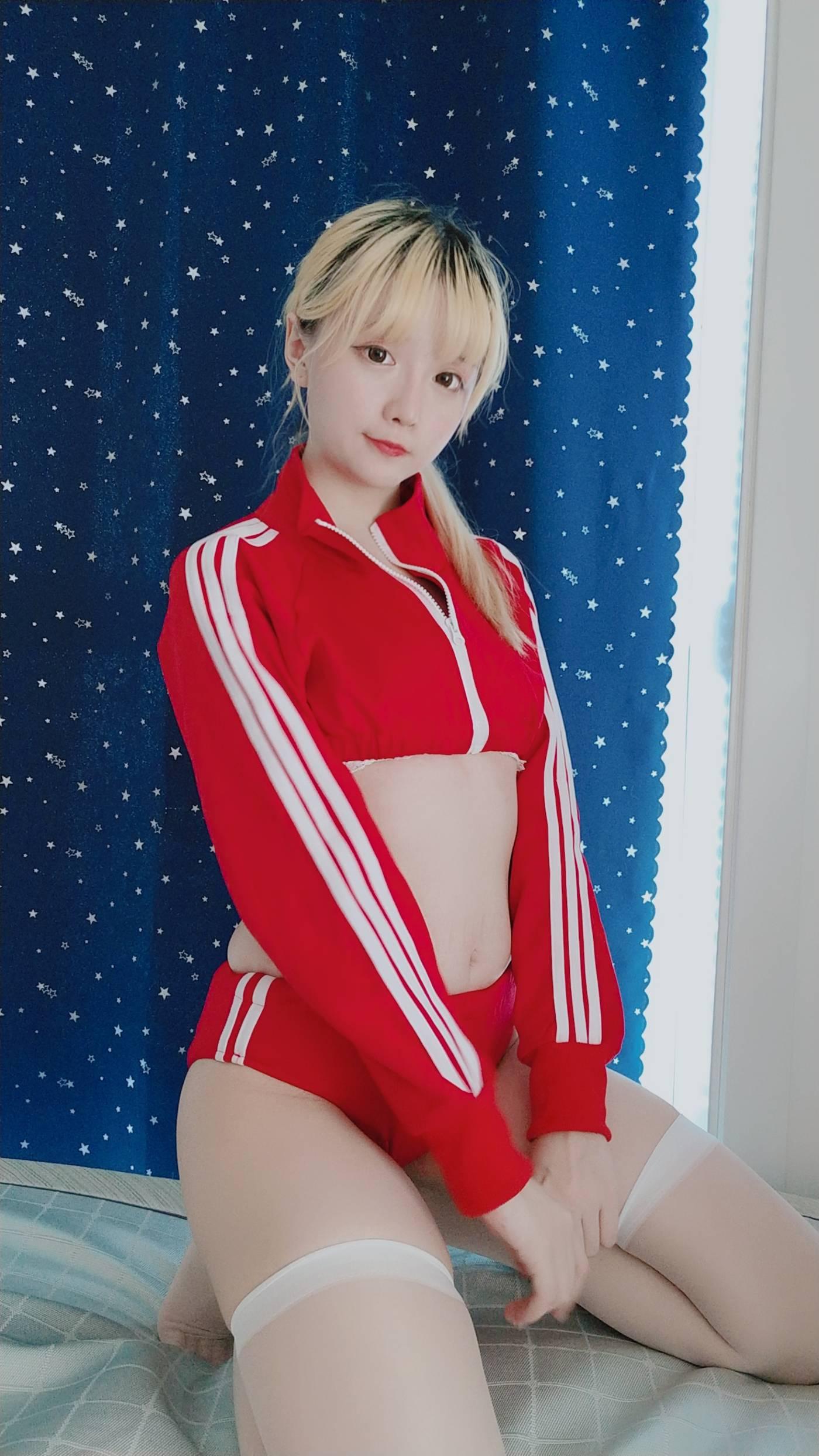 星之迟迟 – 定制02 6-21 红色体操服 [60P]插图6