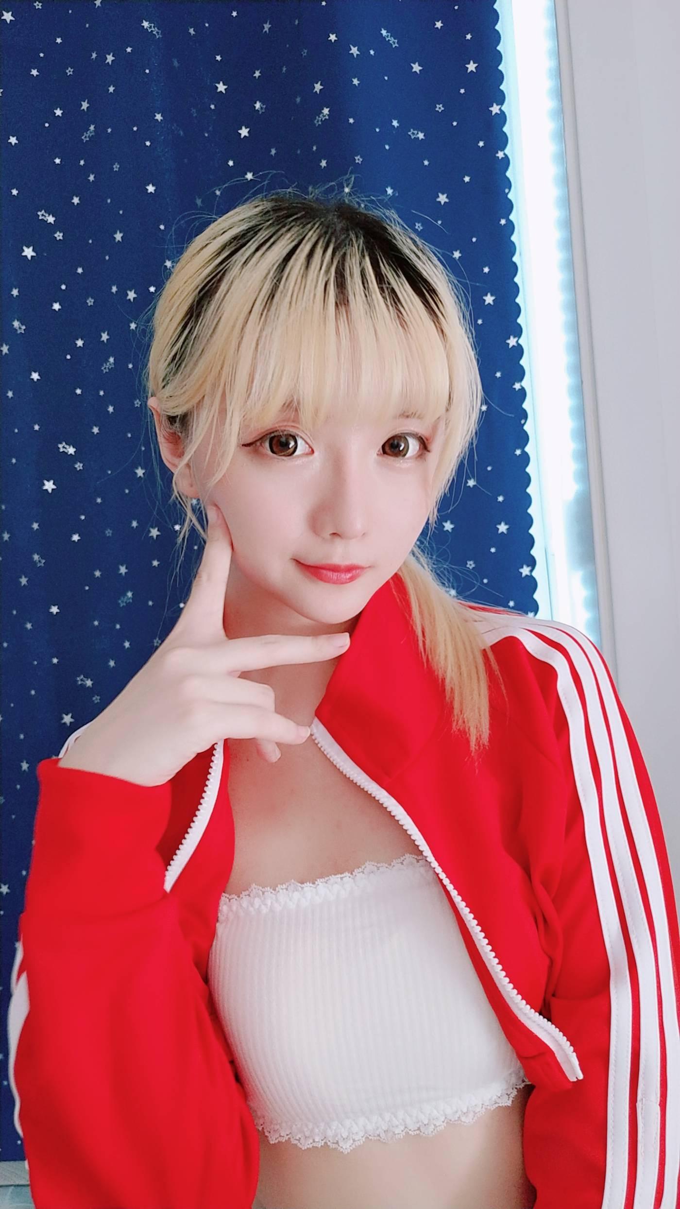 星之迟迟 – 定制02 6-21 红色体操服 [60P]插图7