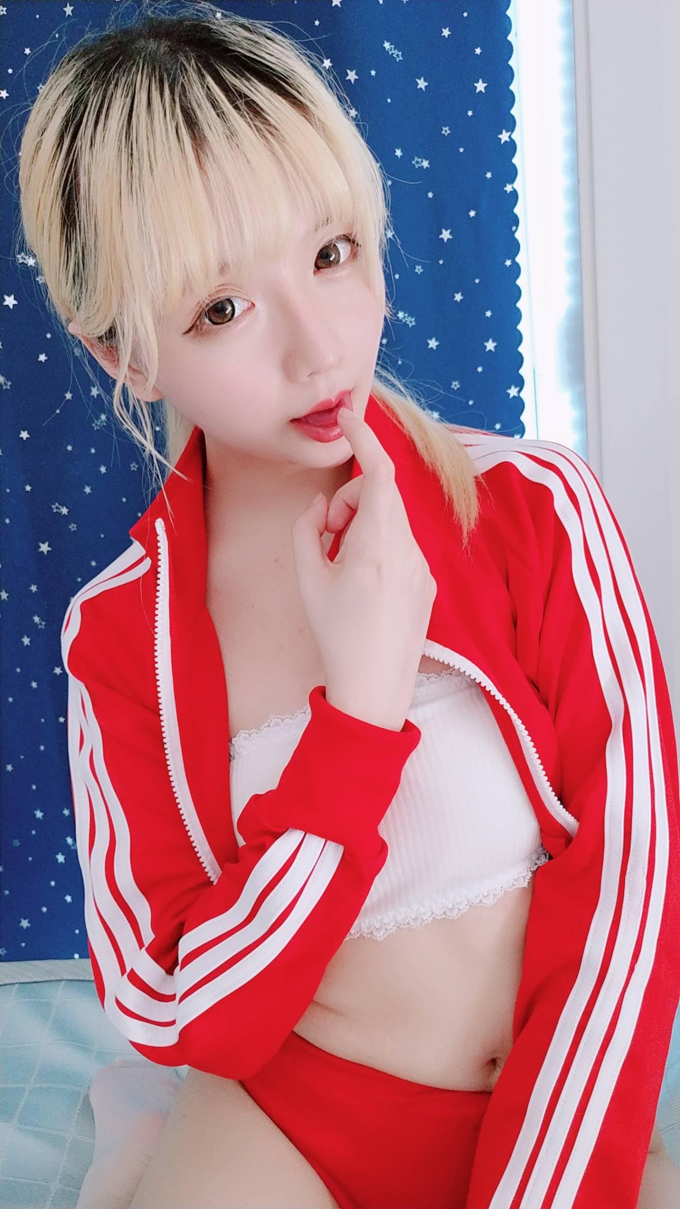 星之迟迟 – 定制02 6-21 红色体操服 [60P]插图9