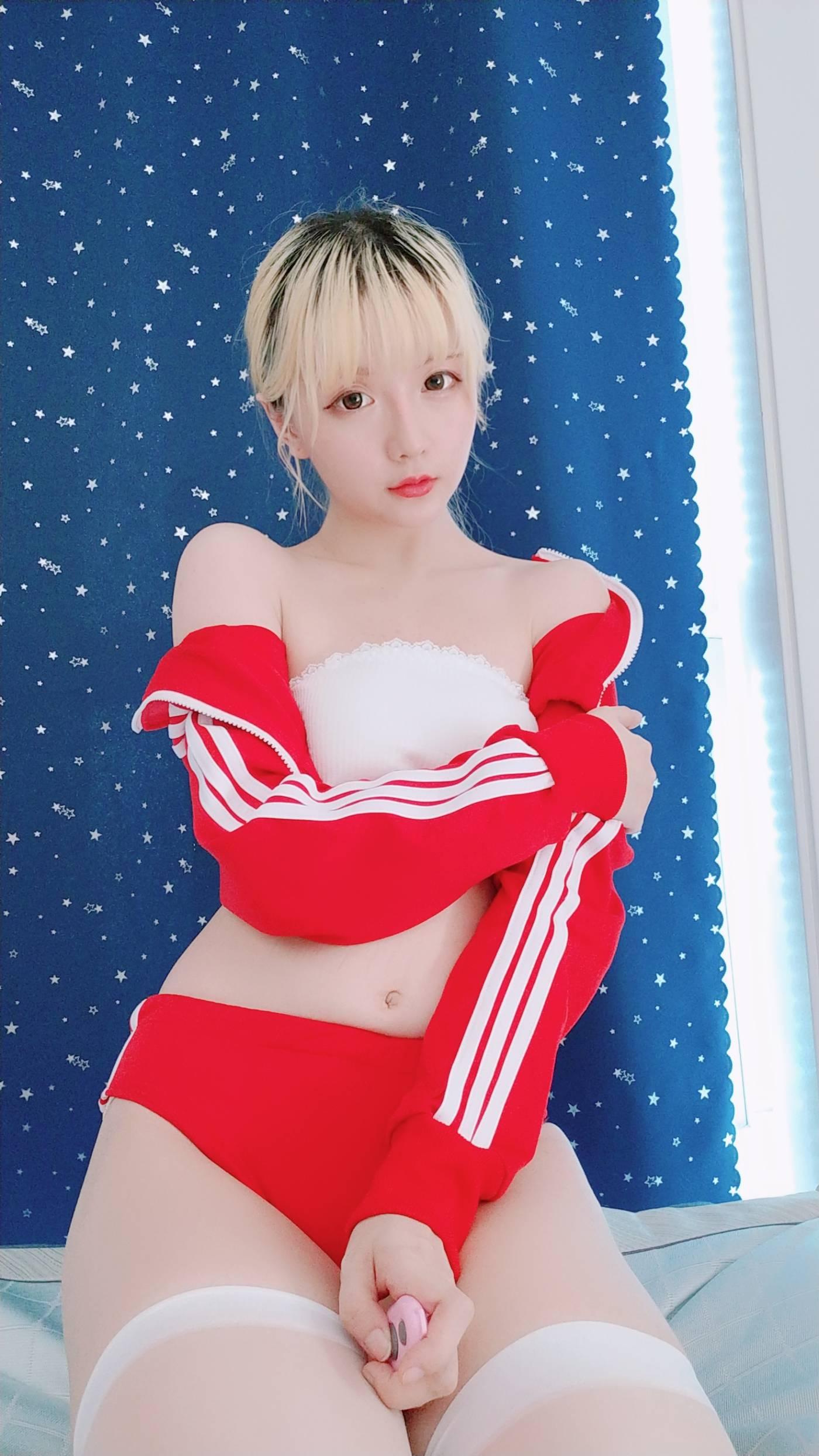 星之迟迟 – 定制02 6-21 红色体操服 [60P]插图3