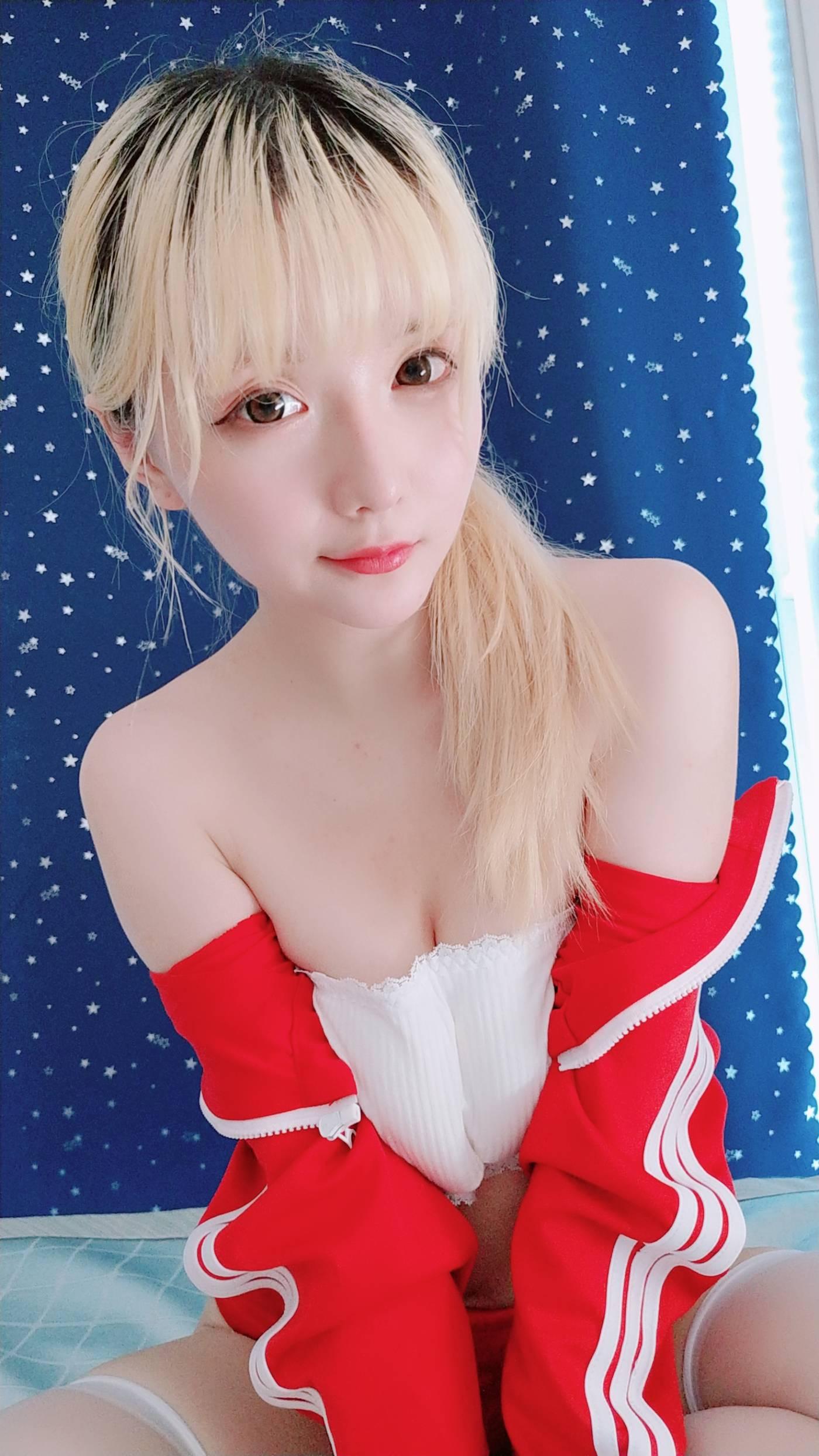 星之迟迟 – 定制02 6-21 红色体操服 [60P]插图9
