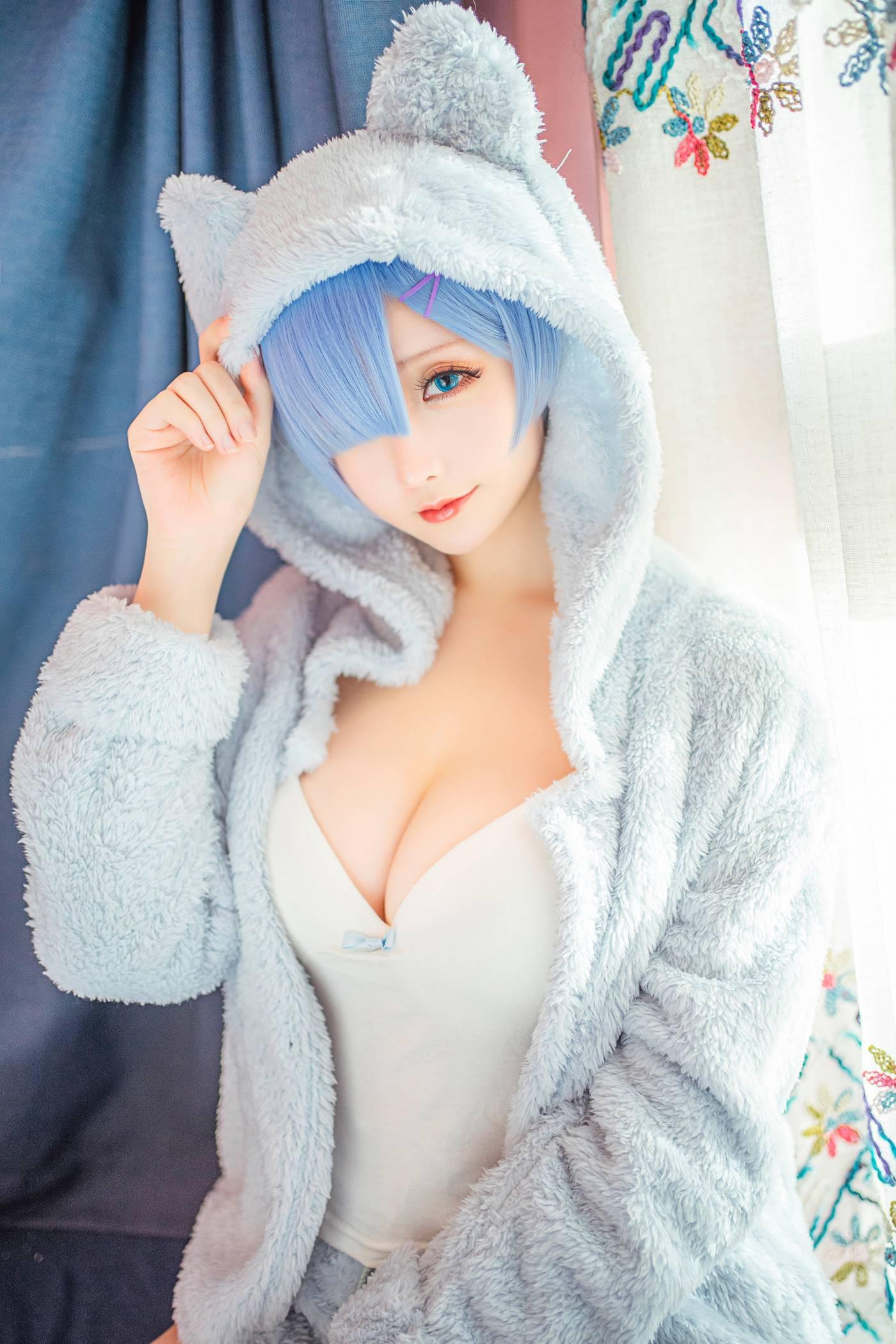 星之迟迟 – NO.11 蕾姆猫娘睡衣 [14P]插图7