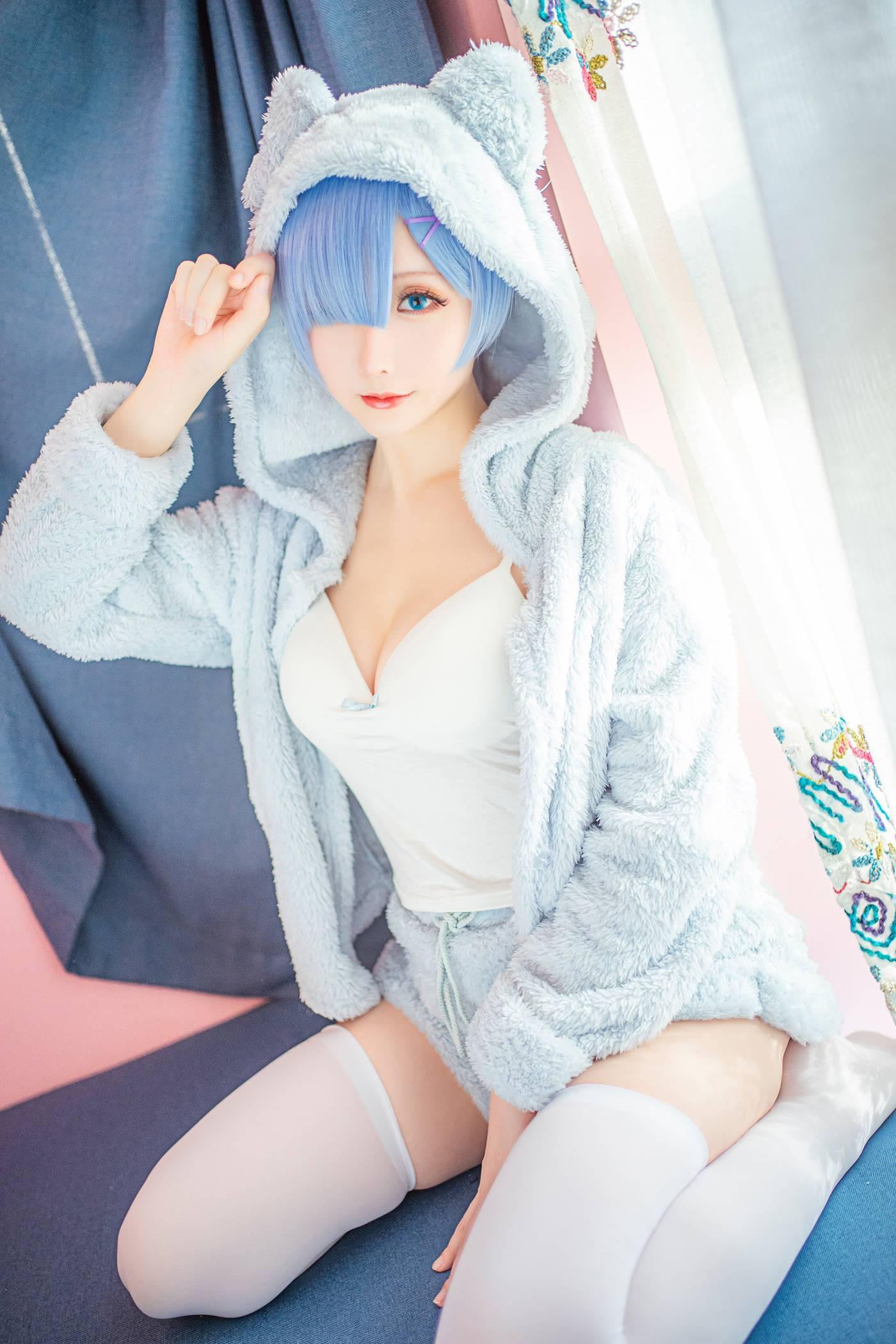 星之迟迟 – NO.11 蕾姆猫娘睡衣 [14P]插图8