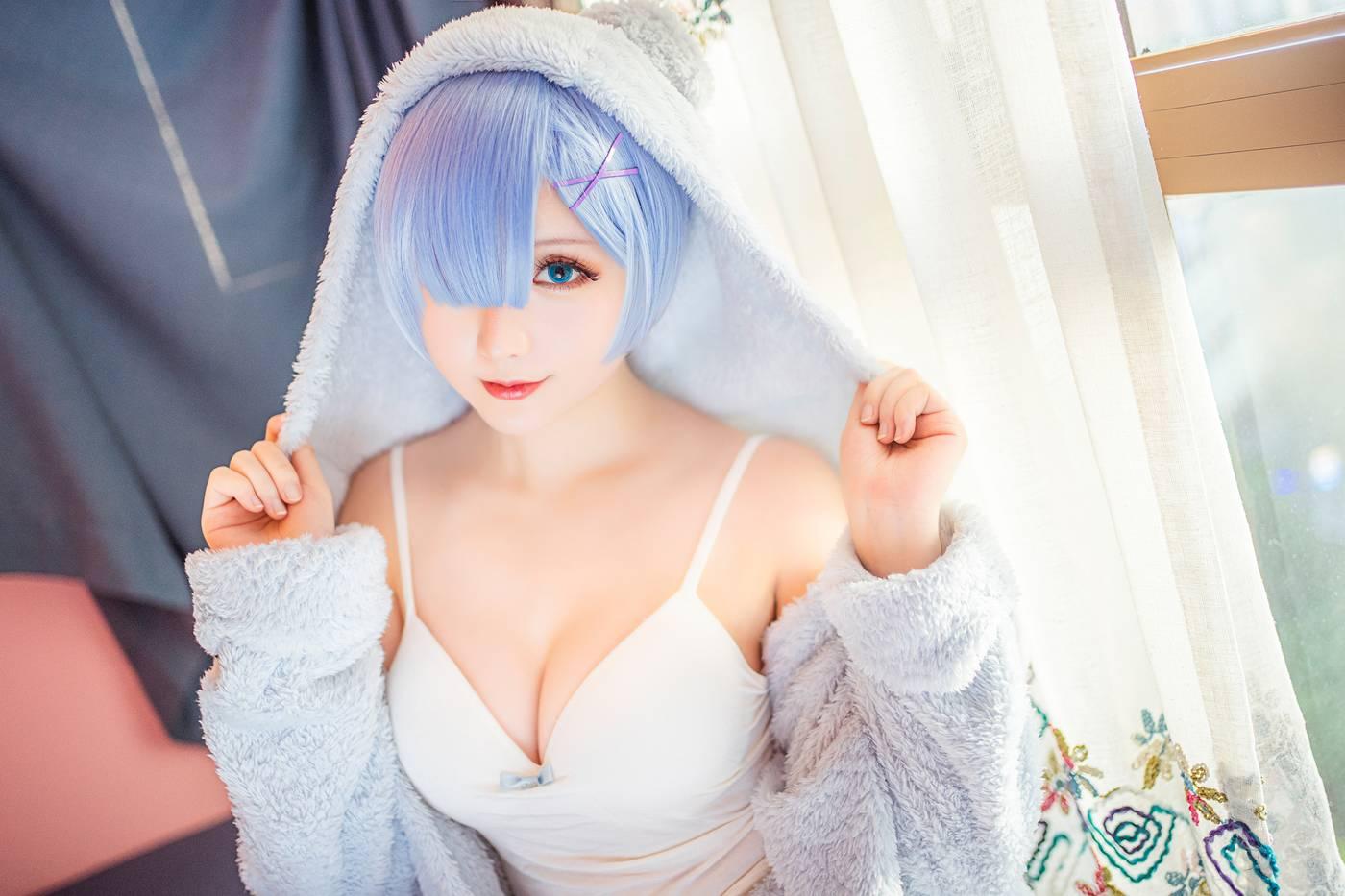 星之迟迟 – NO.11 蕾姆猫娘睡衣 [14P]插图3