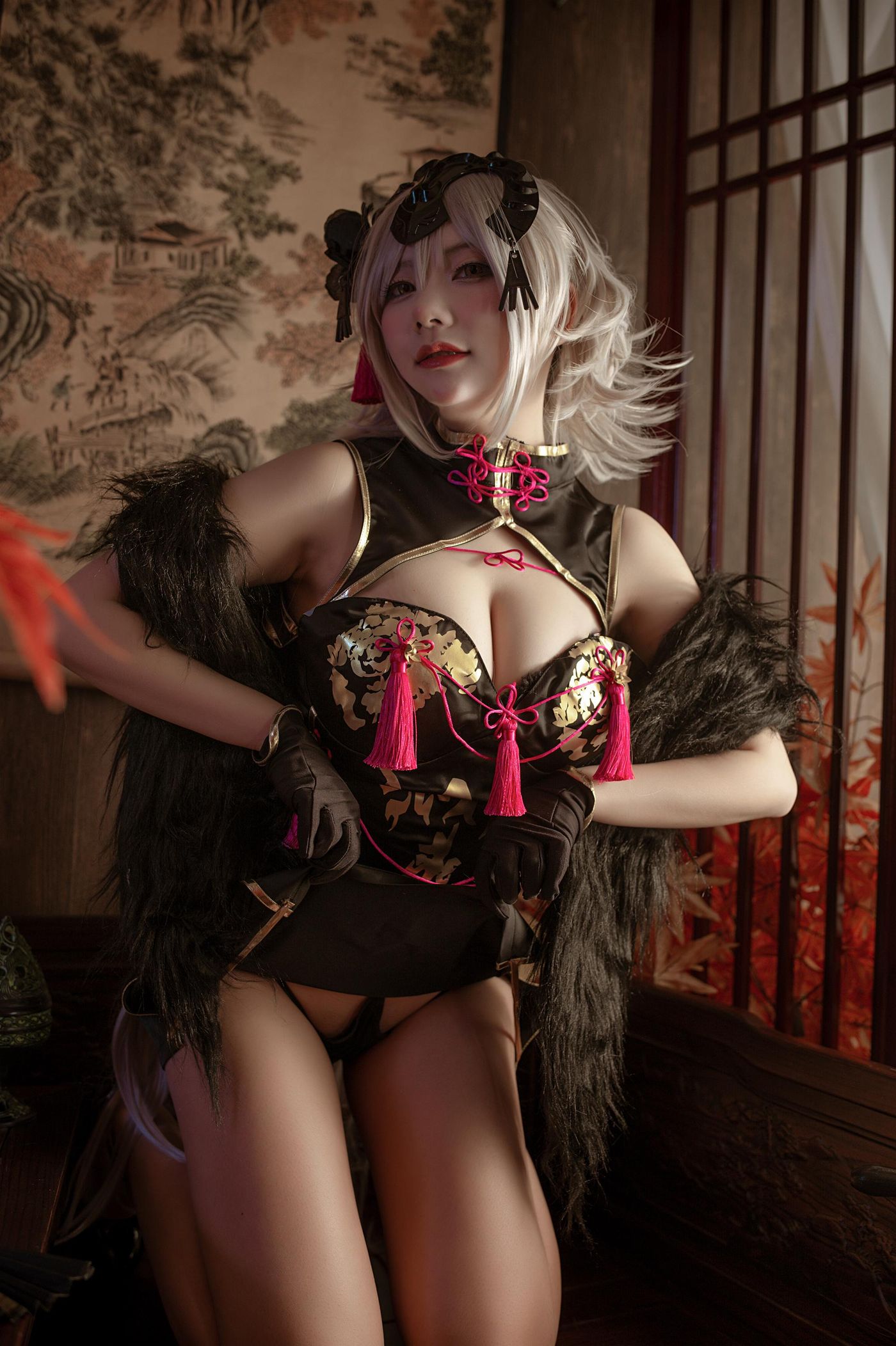 是一只熊仔吗 NO.001 黑贞 [26P]插图2