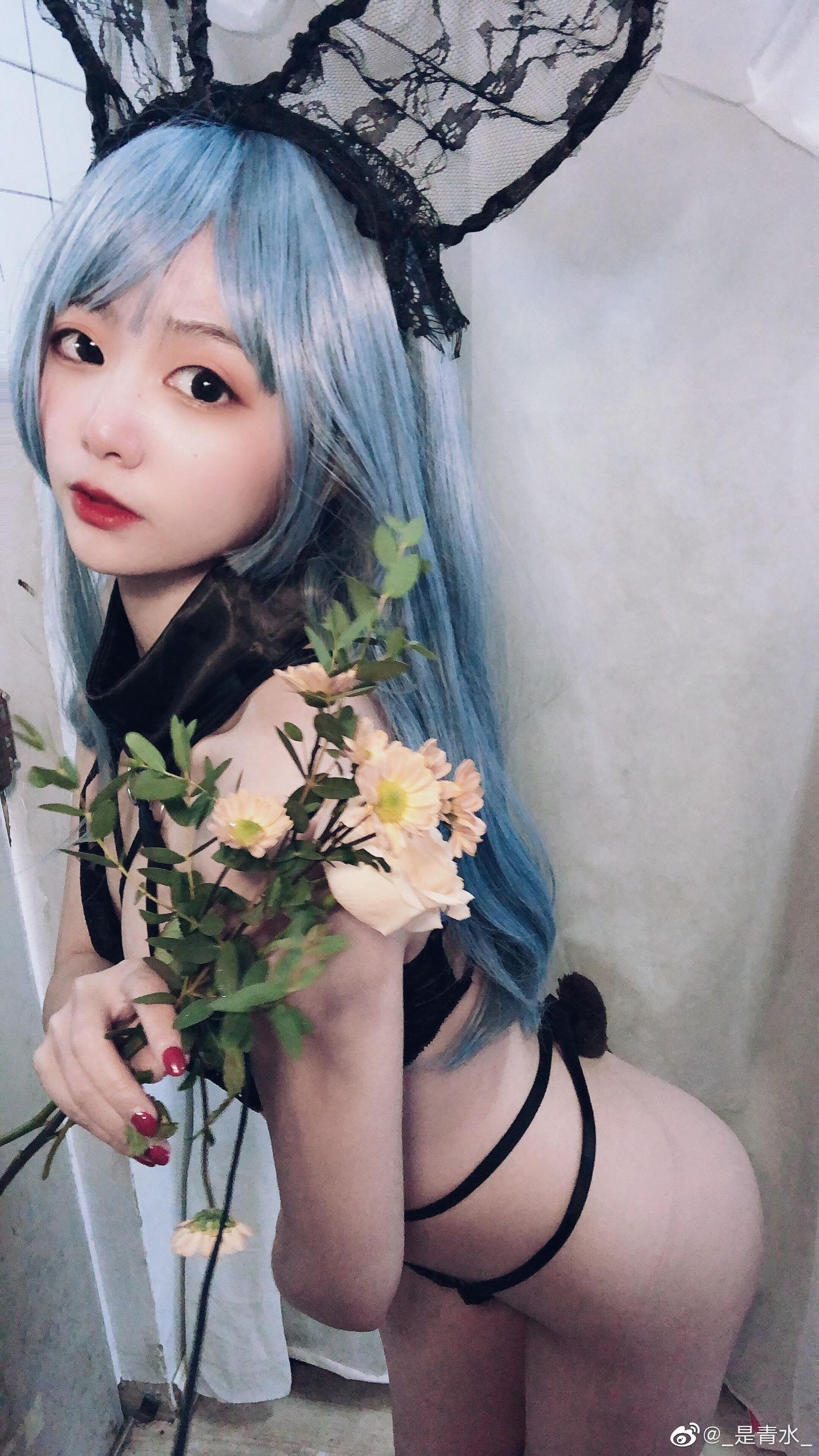 是青水 NO.005 情趣内衣自拍 [15P]插图
