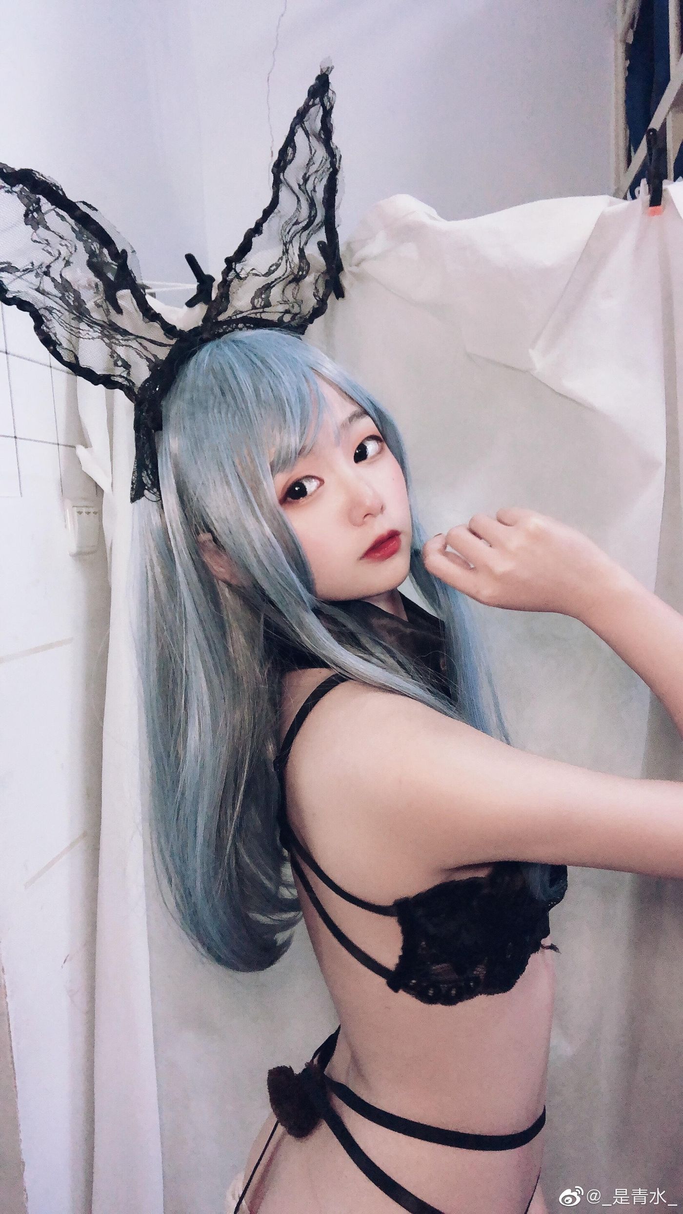 是青水 NO.005 情趣内衣自拍 [15P]插图2