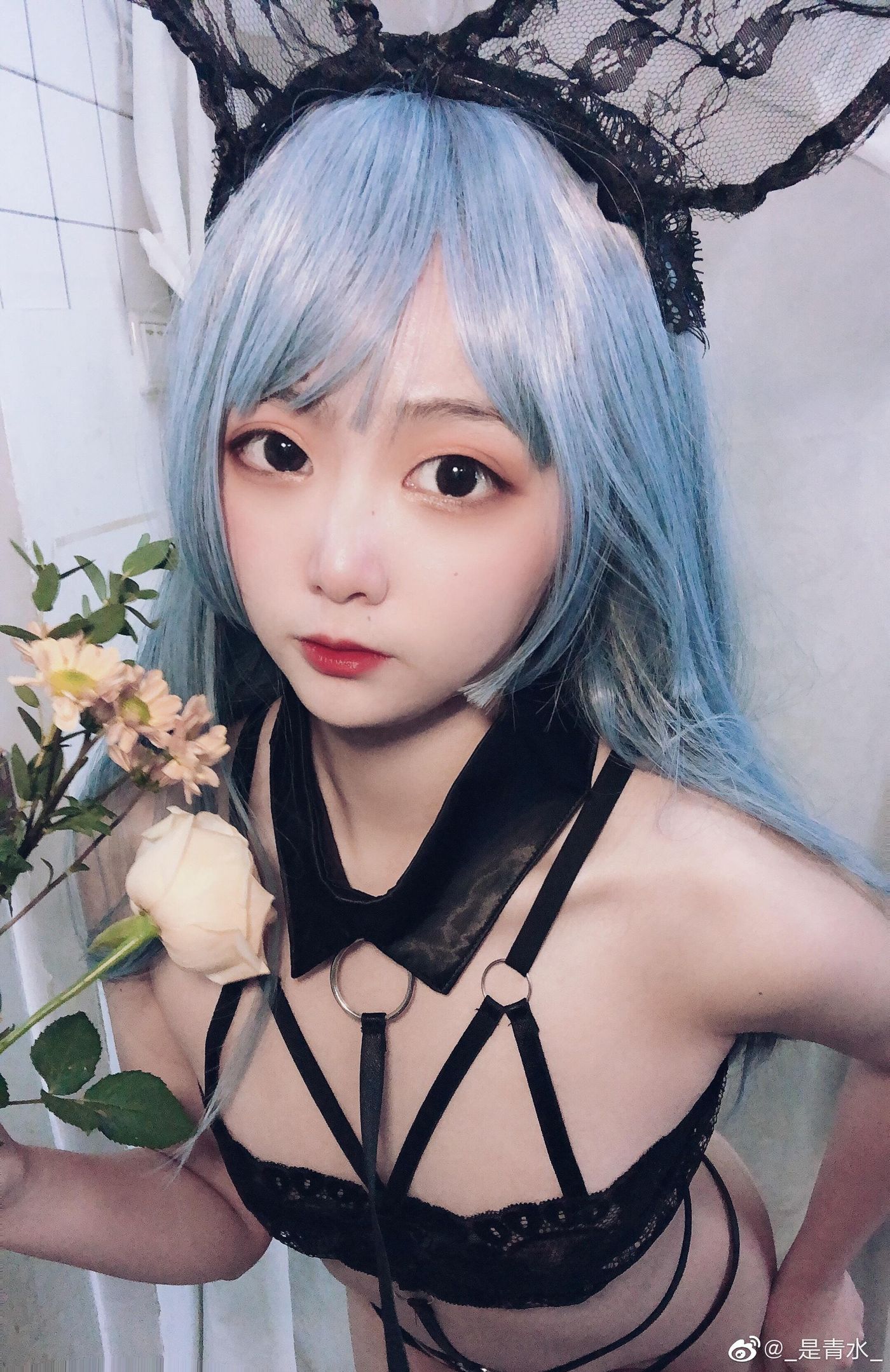 是青水 NO.005 情趣内衣自拍 [15P]插图3