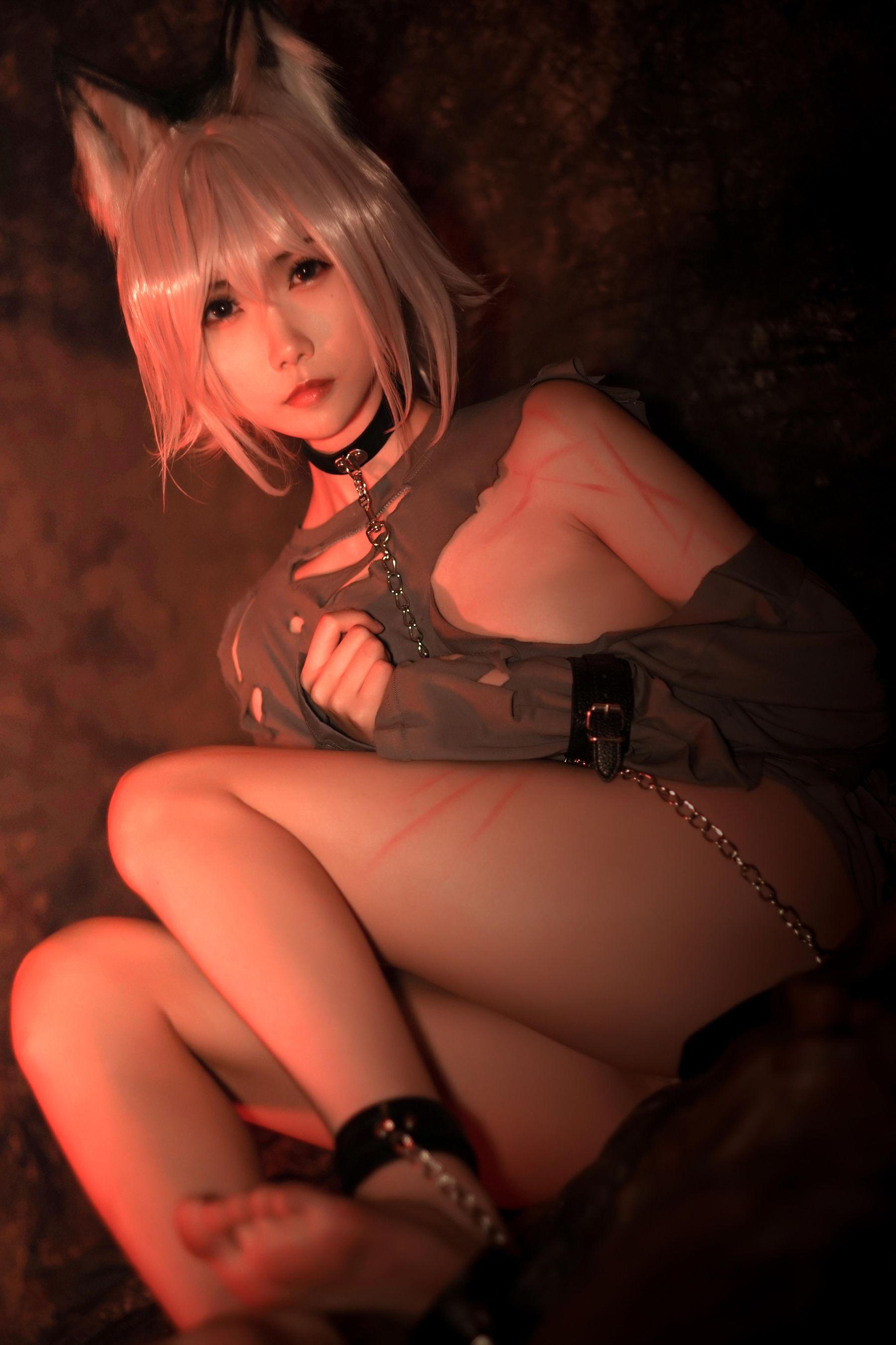 曉美媽 NO.027 奴隶狼少女[42P]插图8