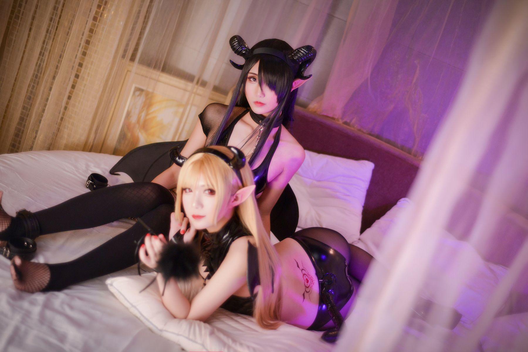 曉美媽 NO.007 魅魔双人合集 [19P]插图7