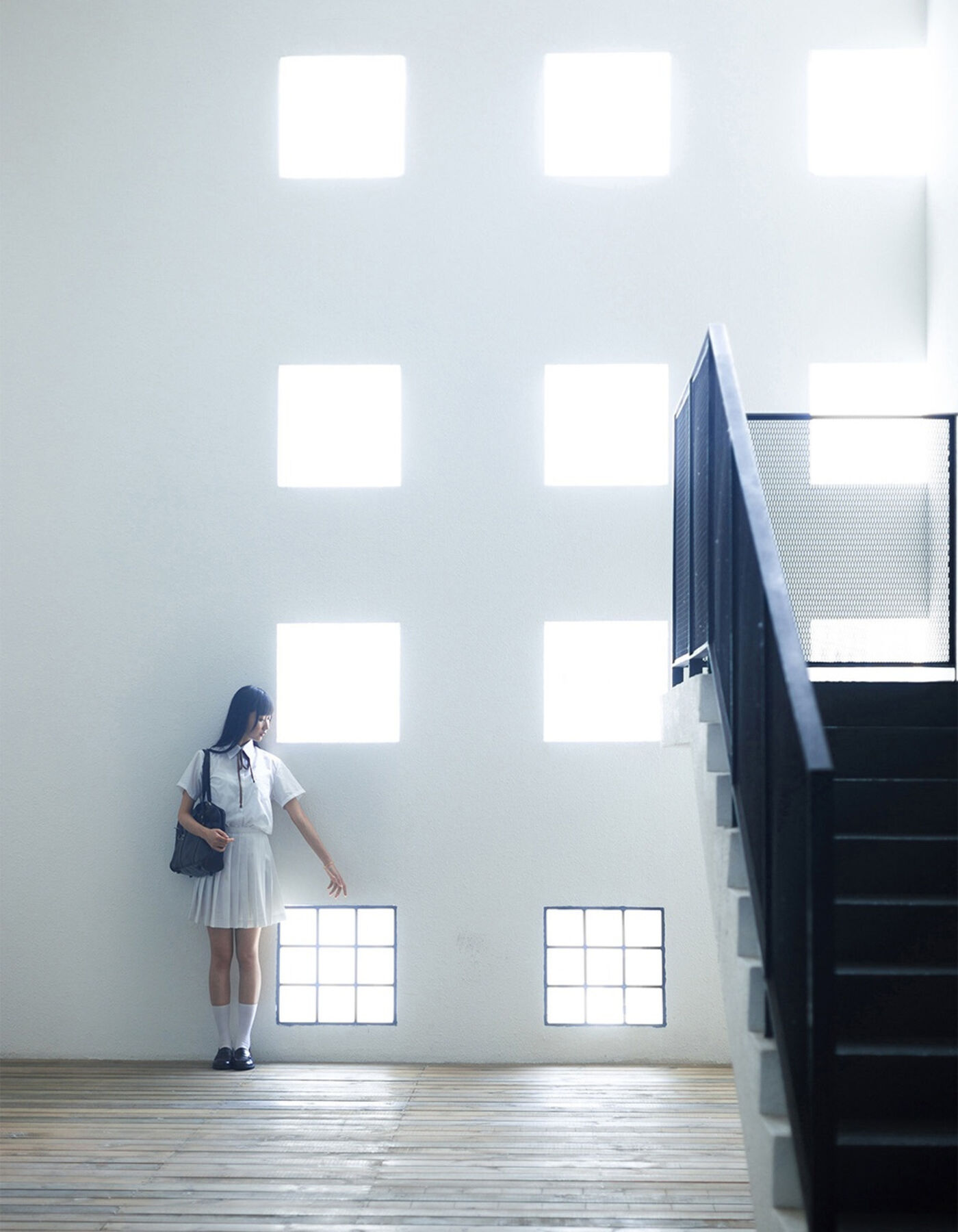 木绵绵OwO  白裙jk [35P]插图5