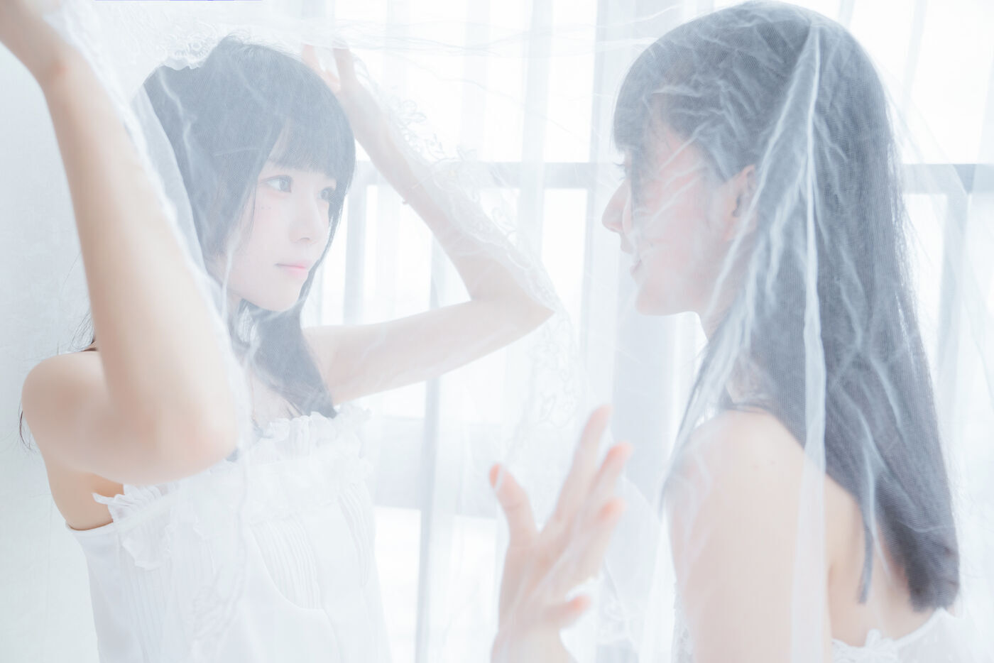 木绵绵OwO  ×桜桃喵 朝(白裙×白裙) [58P]插图9