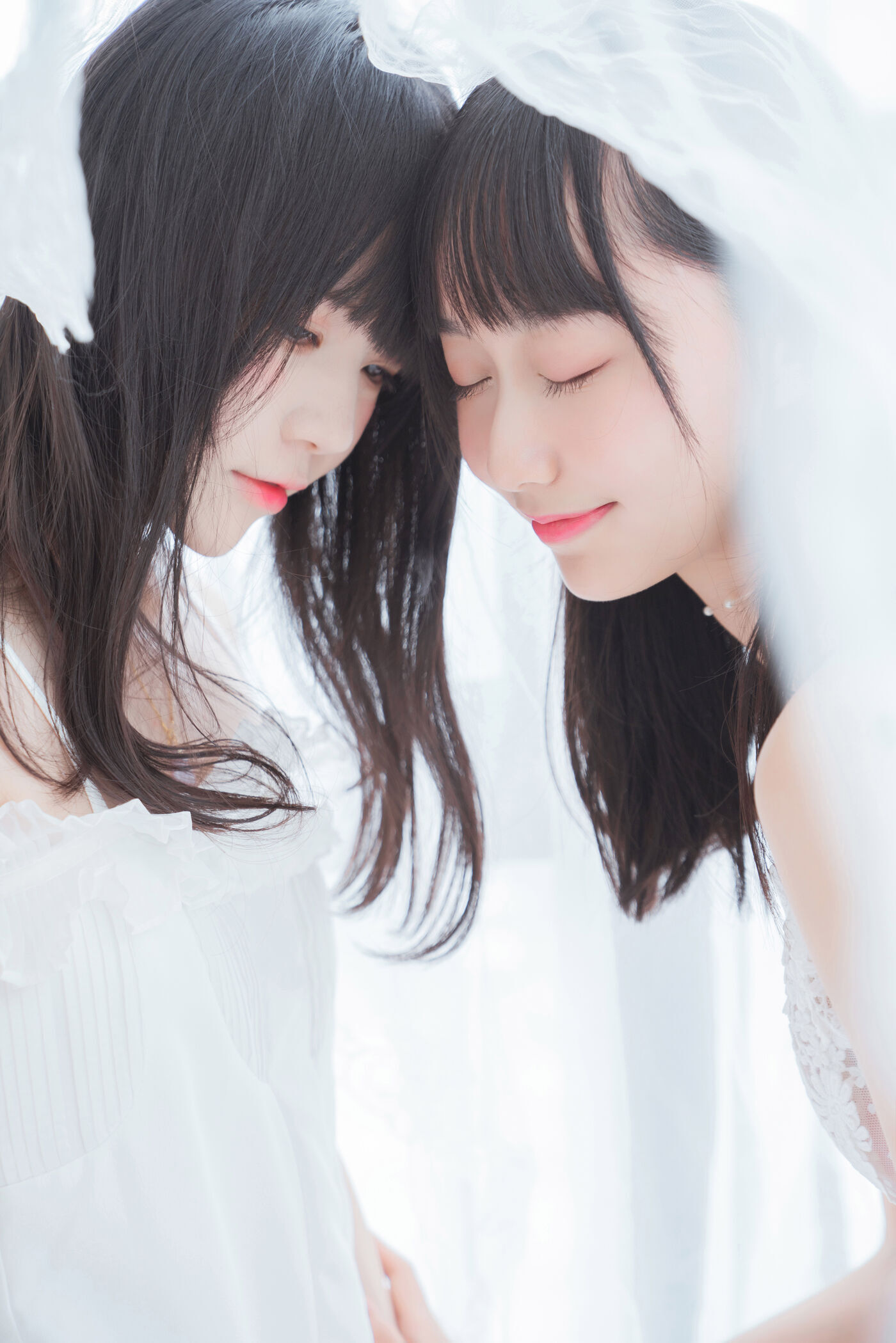 木绵绵OwO  ×桜桃喵 朝(白裙×白裙) [58P]插图