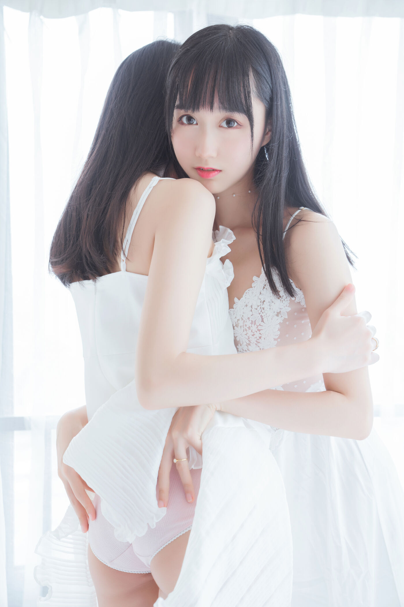 木绵绵OwO  ×桜桃喵 朝(白裙×白裙) [58P]插图6