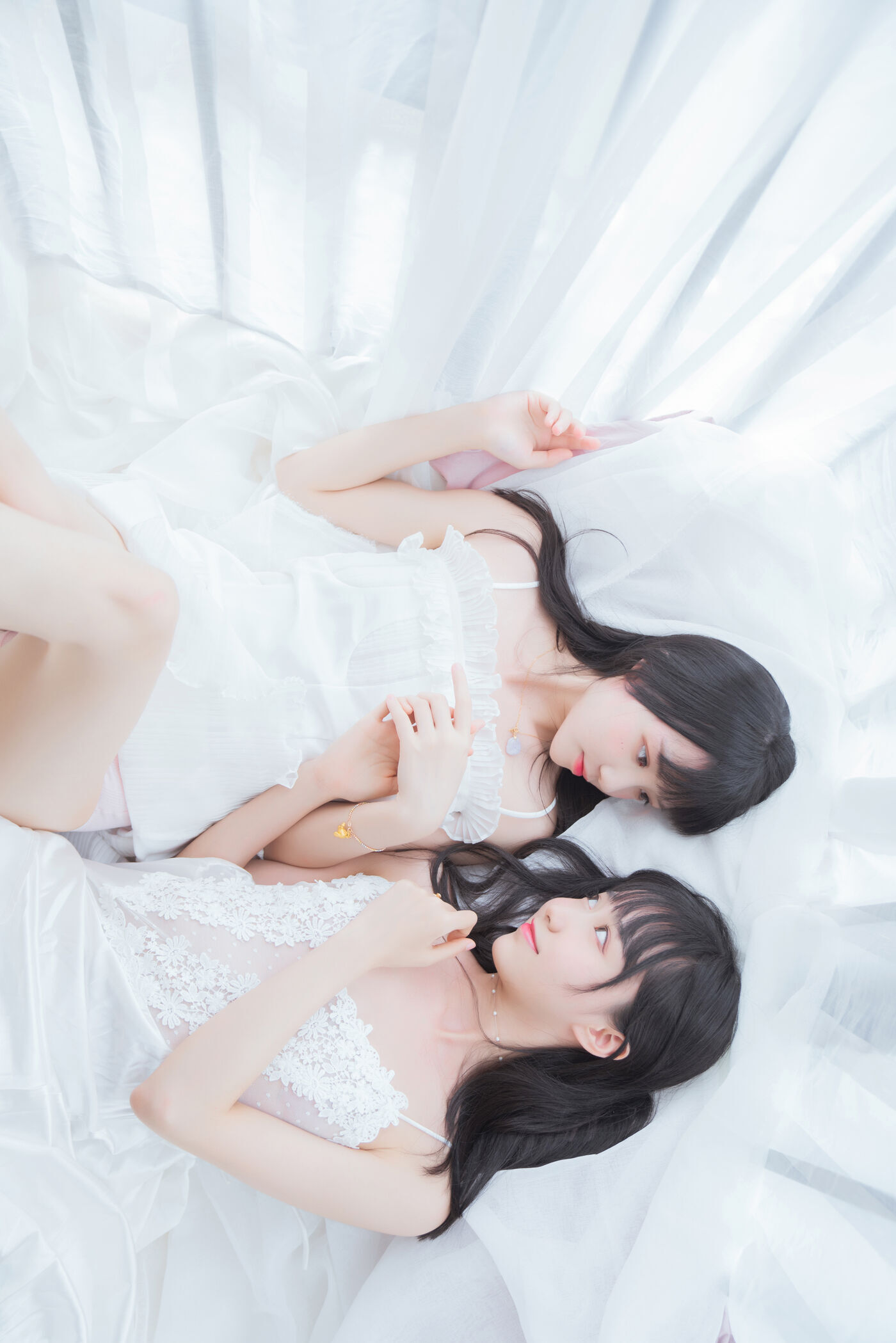木绵绵OwO  ×桜桃喵 朝(白裙×白裙) [58P]插图8