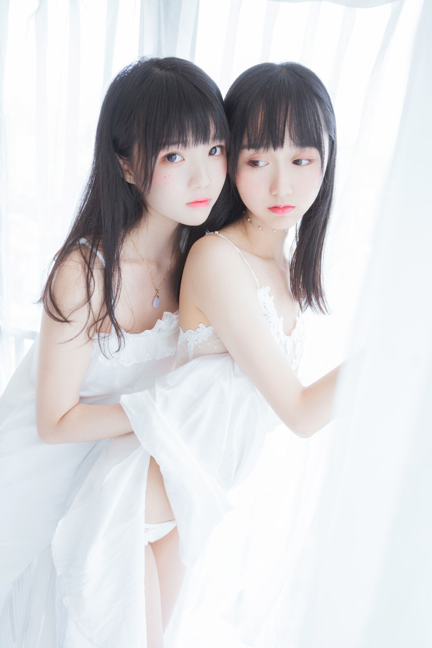 木绵绵OwO  ×桜桃喵 朝(白裙×白裙) [58P]插图4