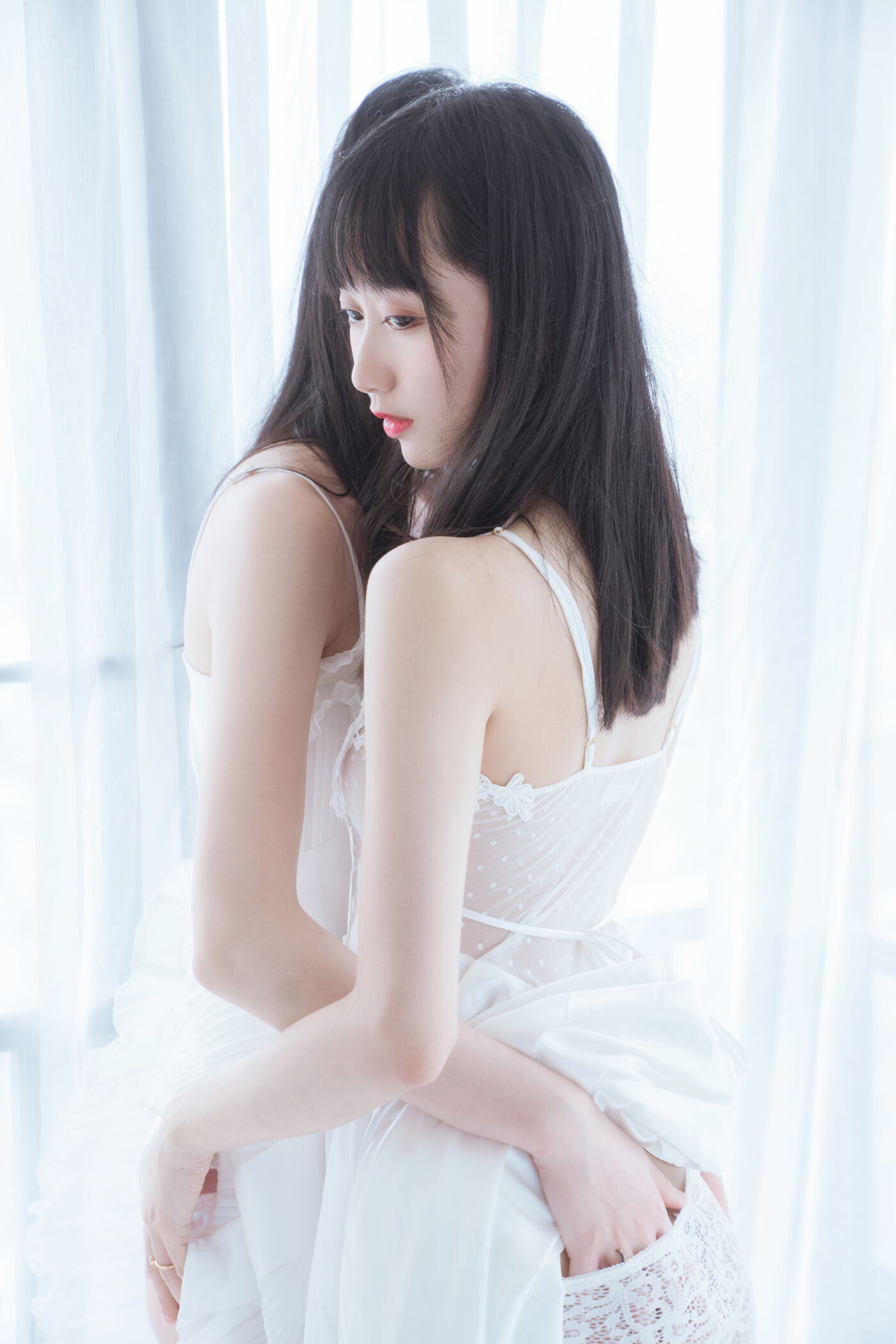 木绵绵OwO  ×桜桃喵 朝(白裙×白裙) [58P]插图6