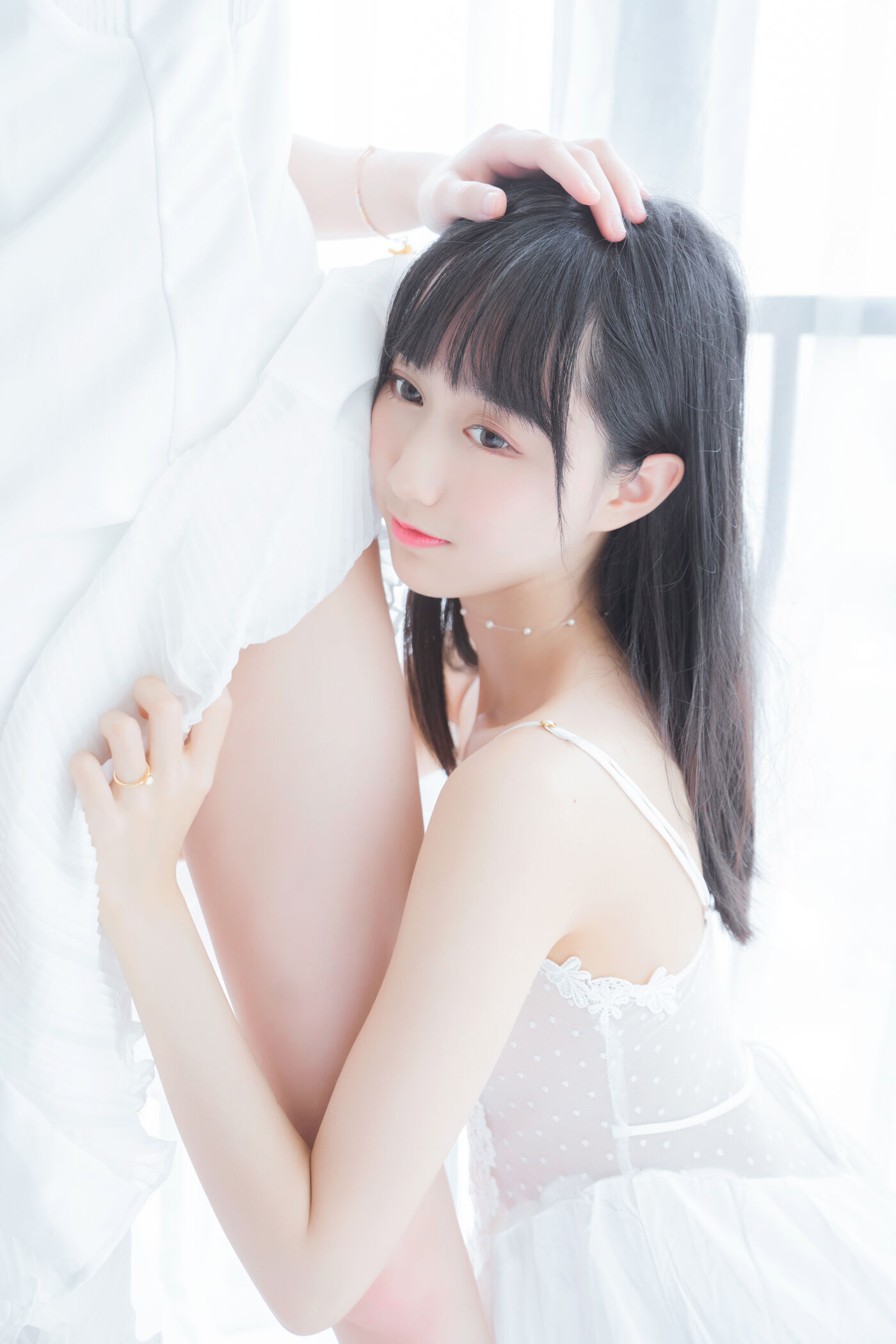 木绵绵OwO  ×桜桃喵 朝(白裙×白裙) [58P]插图6