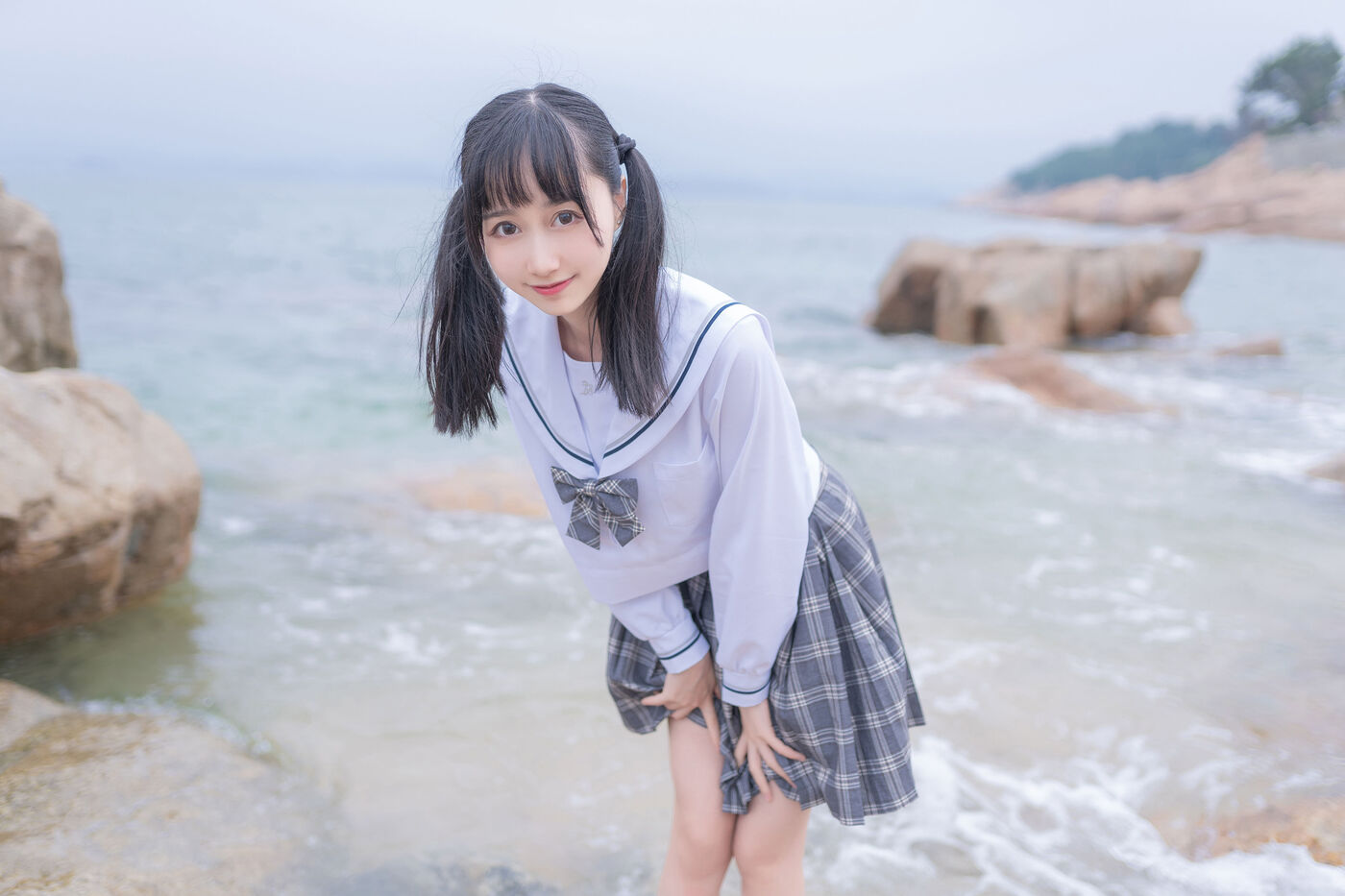 木绵绵OwO  海边JK [40P]插图7