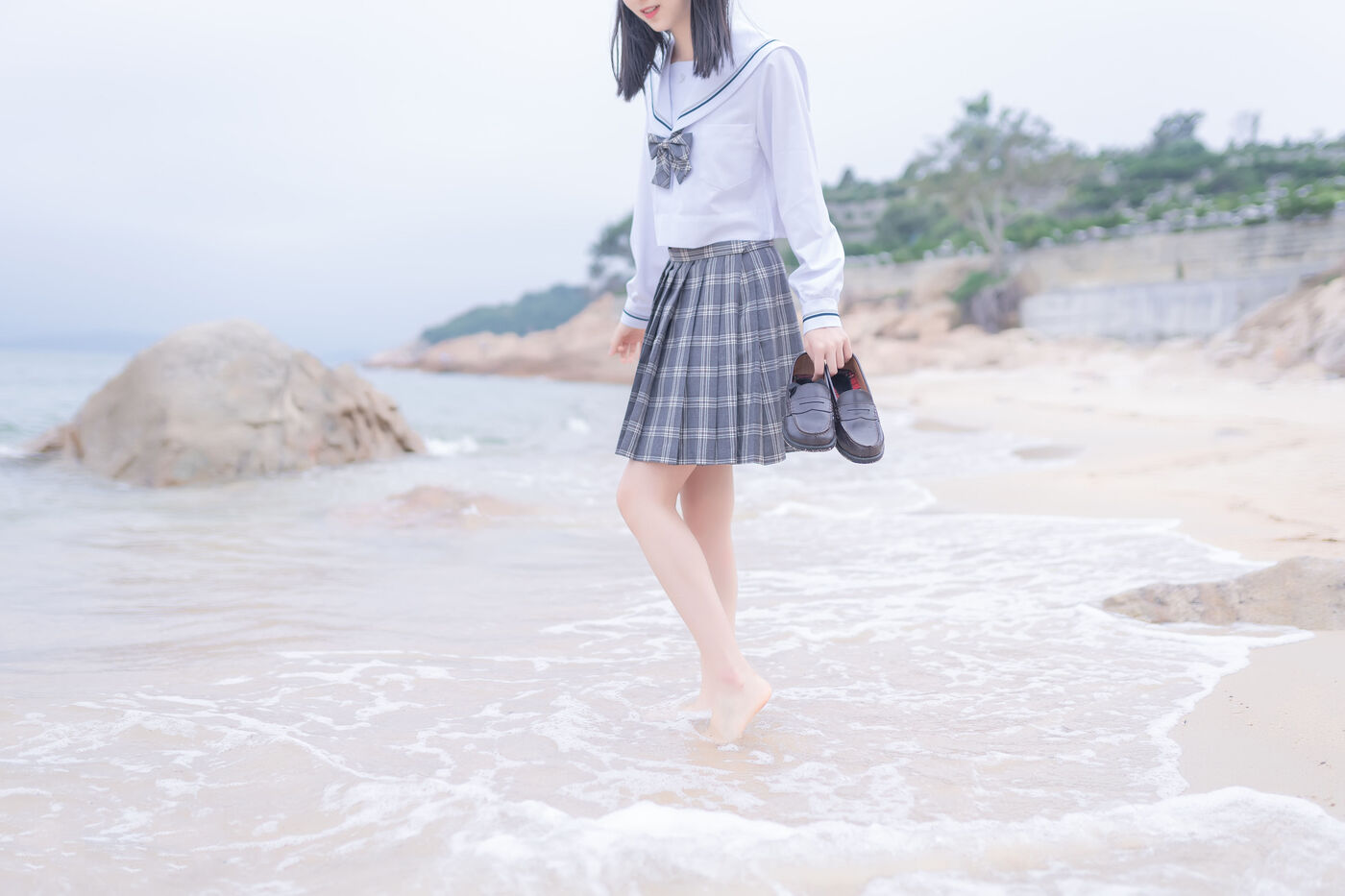 木绵绵OwO  海边JK [40P]插图8