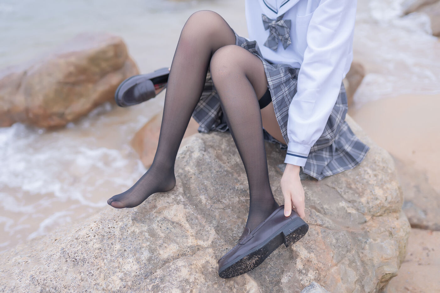 木绵绵OwO  海边JK [40P]插图3