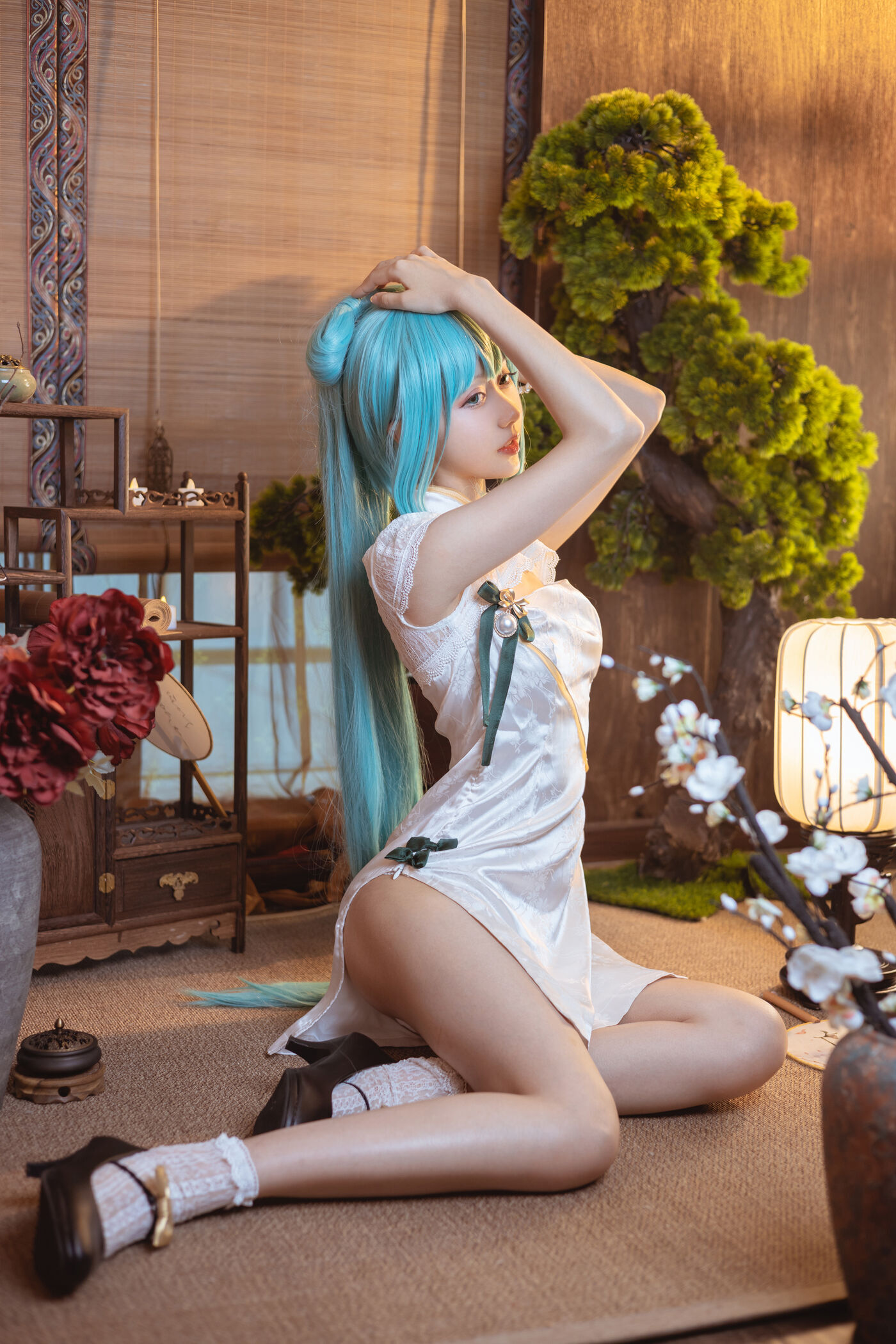木绵绵OwO  初音韶华COS [20P]插图5