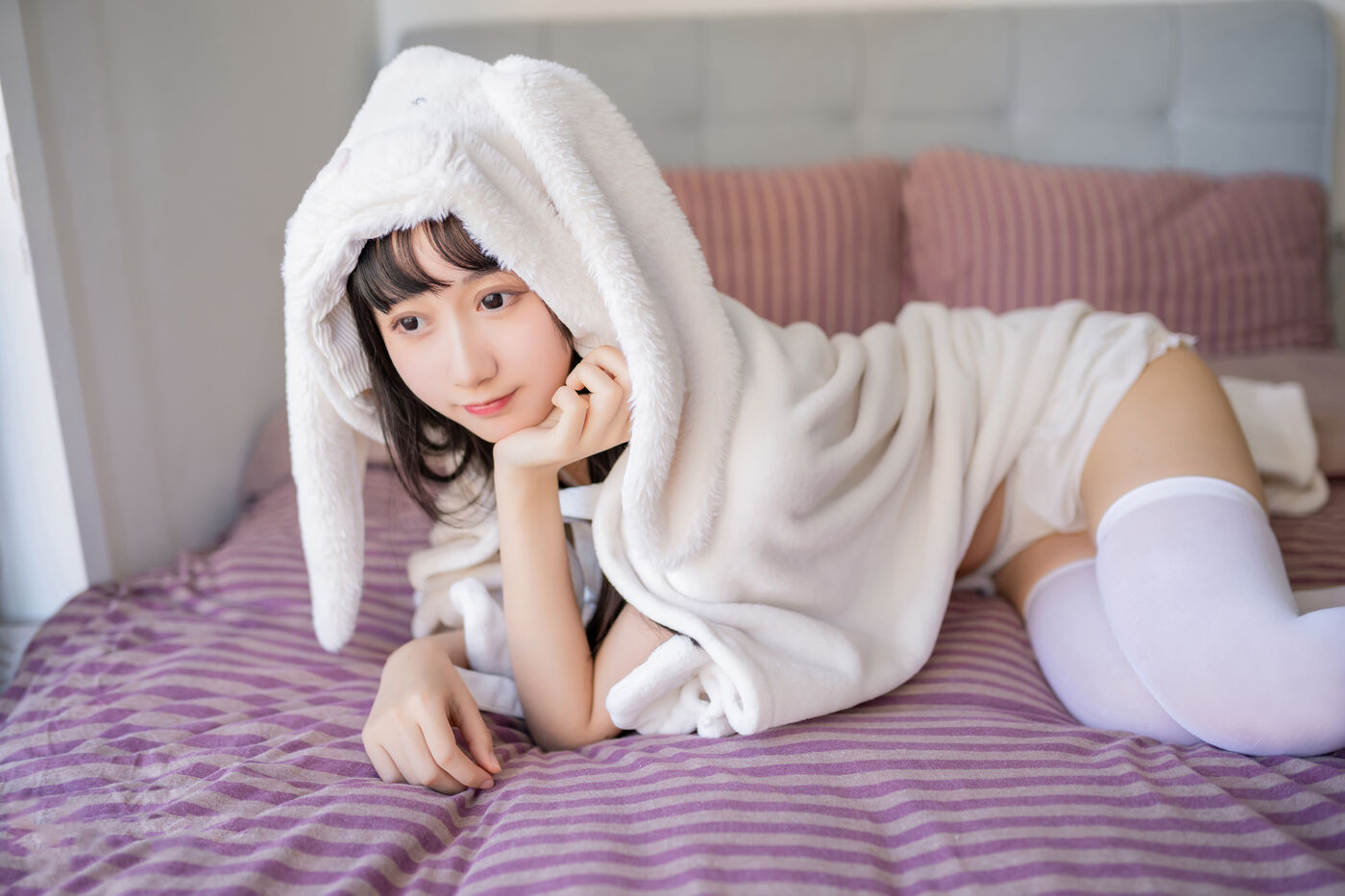木绵绵OwO  浴巾兔子 [42P]插图1