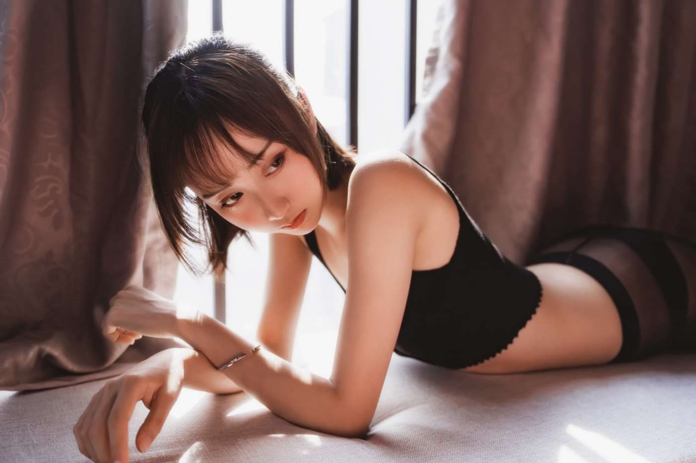 木绵绵OwO 黑丝私房B [42P]插图