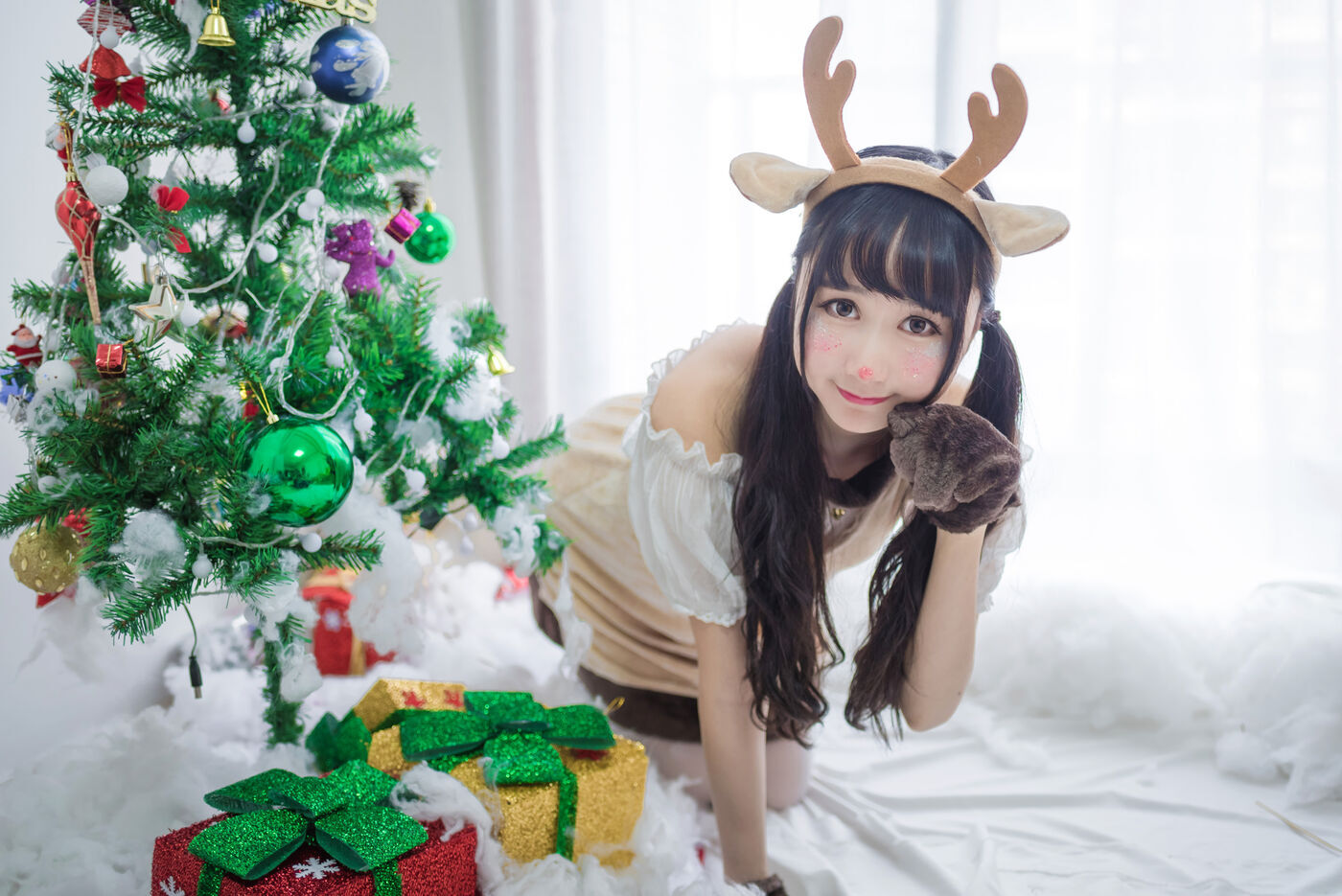 木绵绵OwO  圣诞老人和驯鹿酱 [46P]插图8