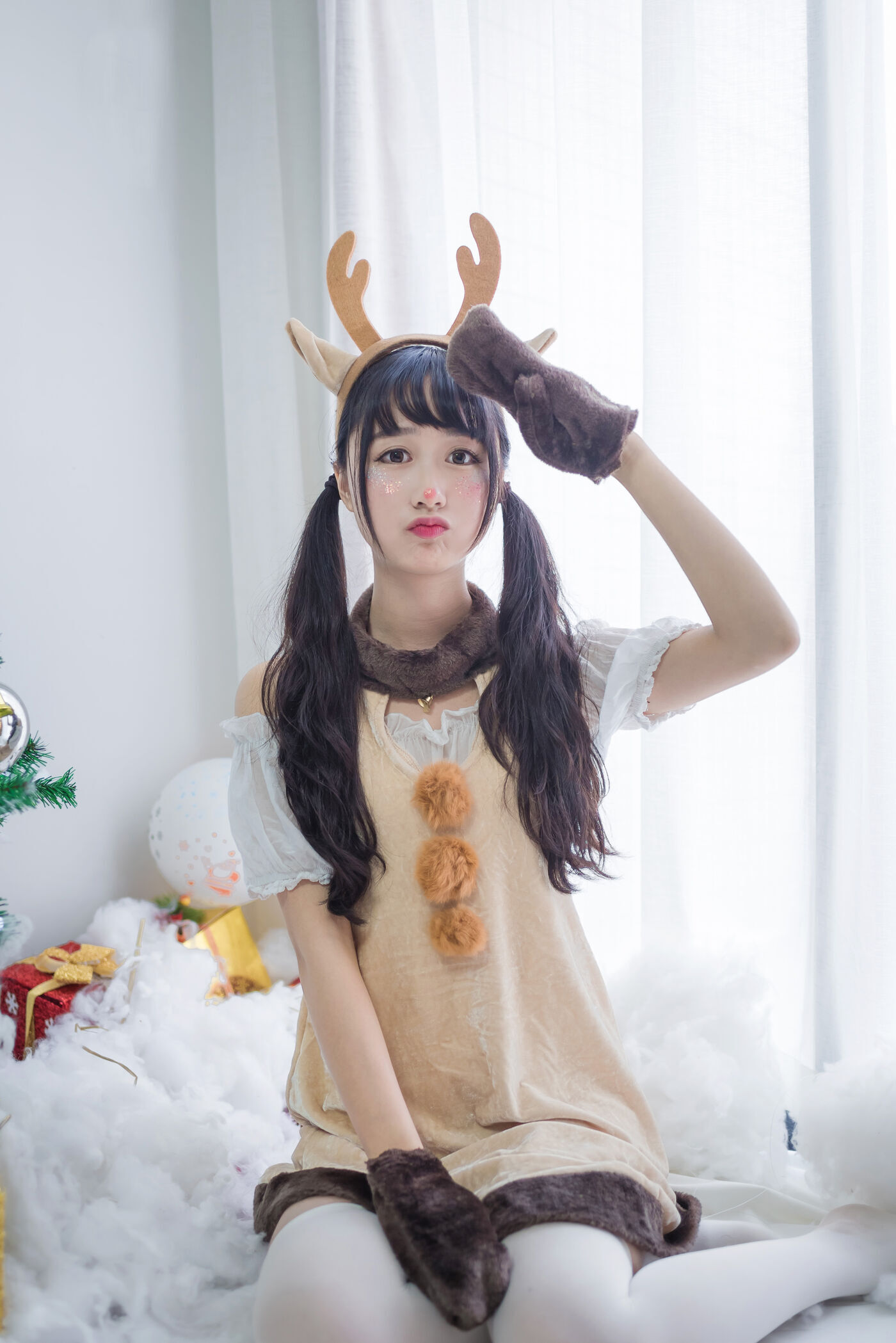 木绵绵OwO  圣诞老人和驯鹿酱 [46P]插图9