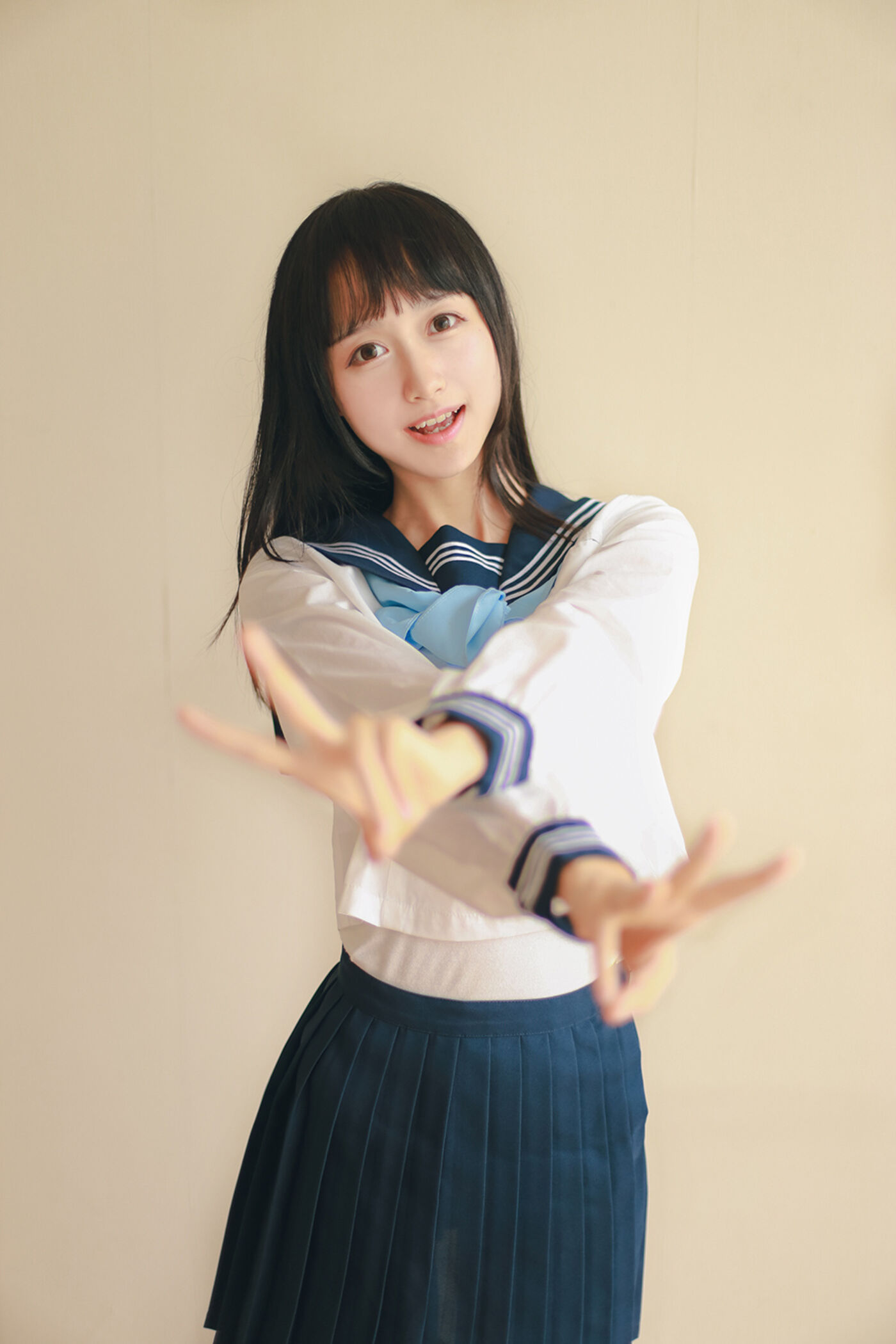 木绵绵OwO  水手服cos大图 [27P]插图5