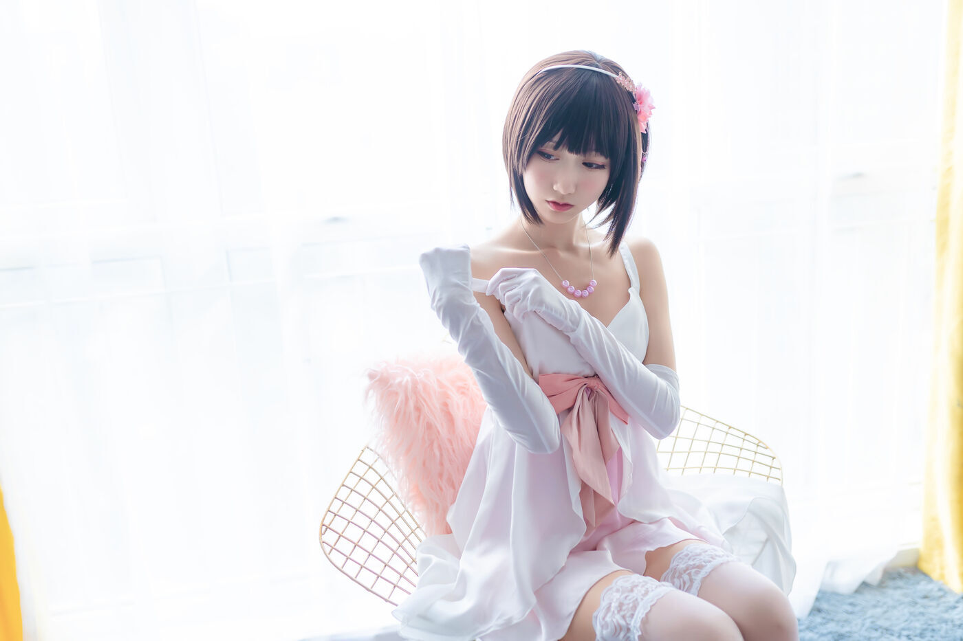 木绵绵OwO  加藤惠cos礼服 [26P]插图1