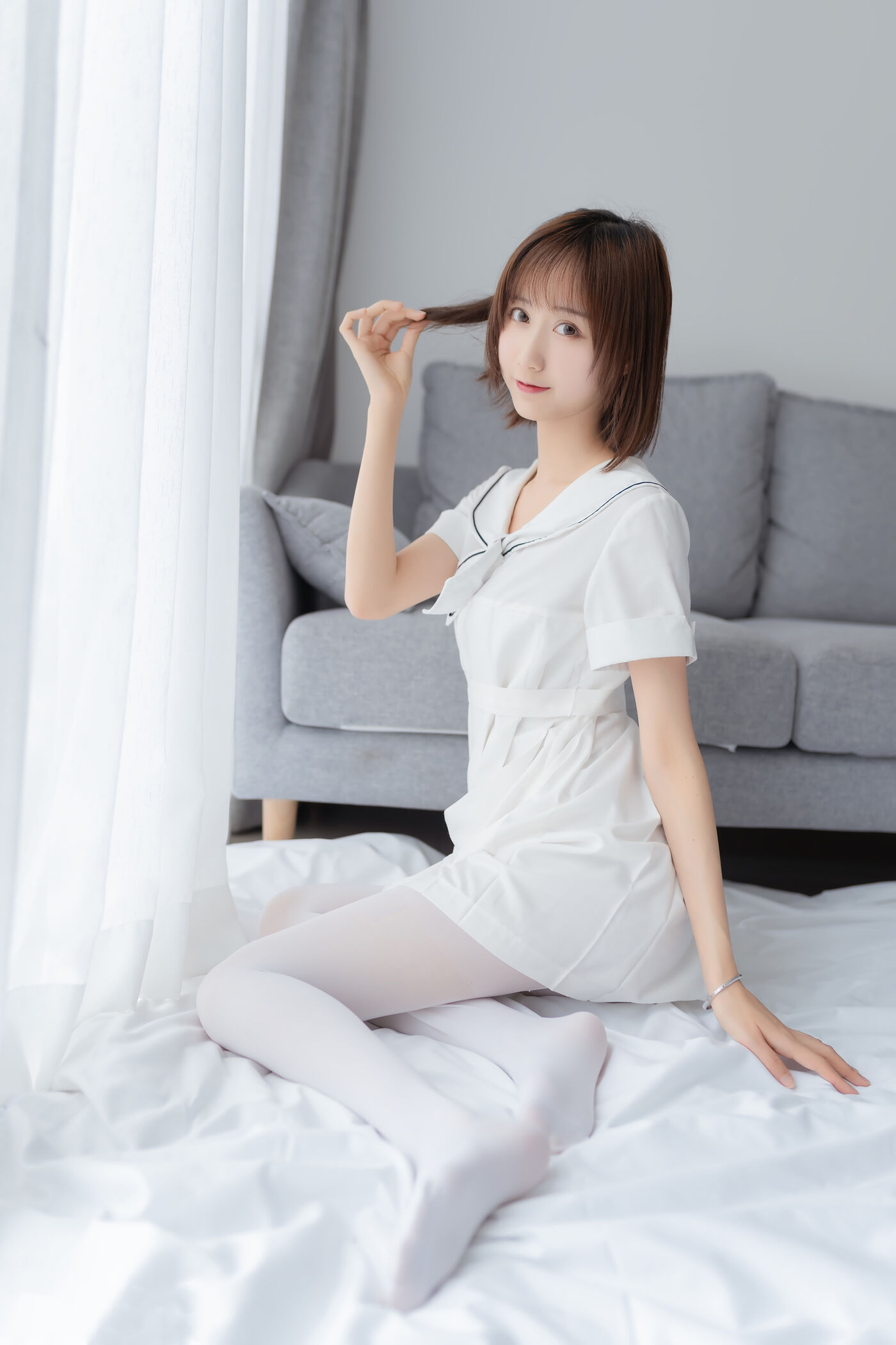 木绵绵OwO  纯情白裙 [40P]插图