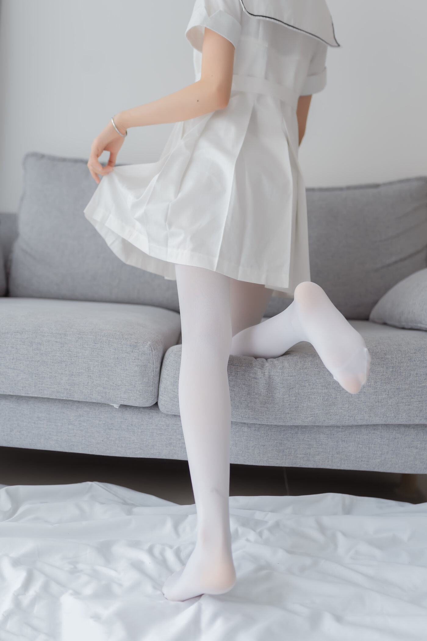 木绵绵OwO  纯情白裙 [40P]插图8